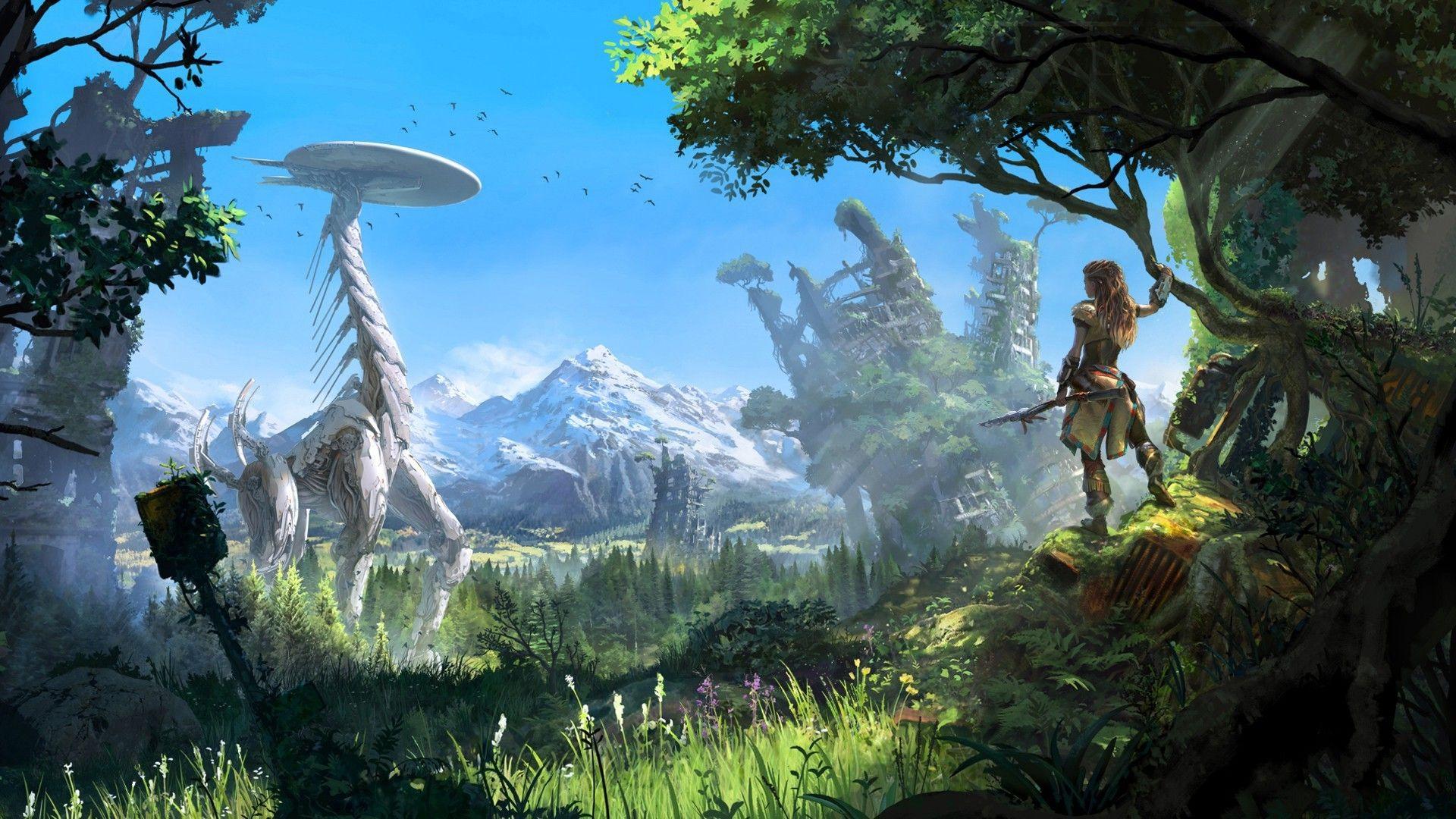 1920x1080 Horizon Zero Dawn Desktop Wallpaper