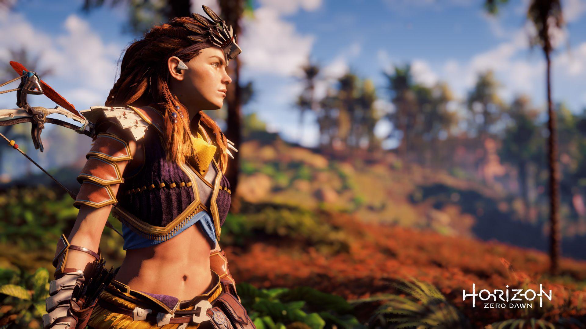 1920x1080 Desktop Wallpaper Aloy, Girl Warrior, Horizon Zero Dawn Game, HD Image, Picture, Background, 8zt9k2