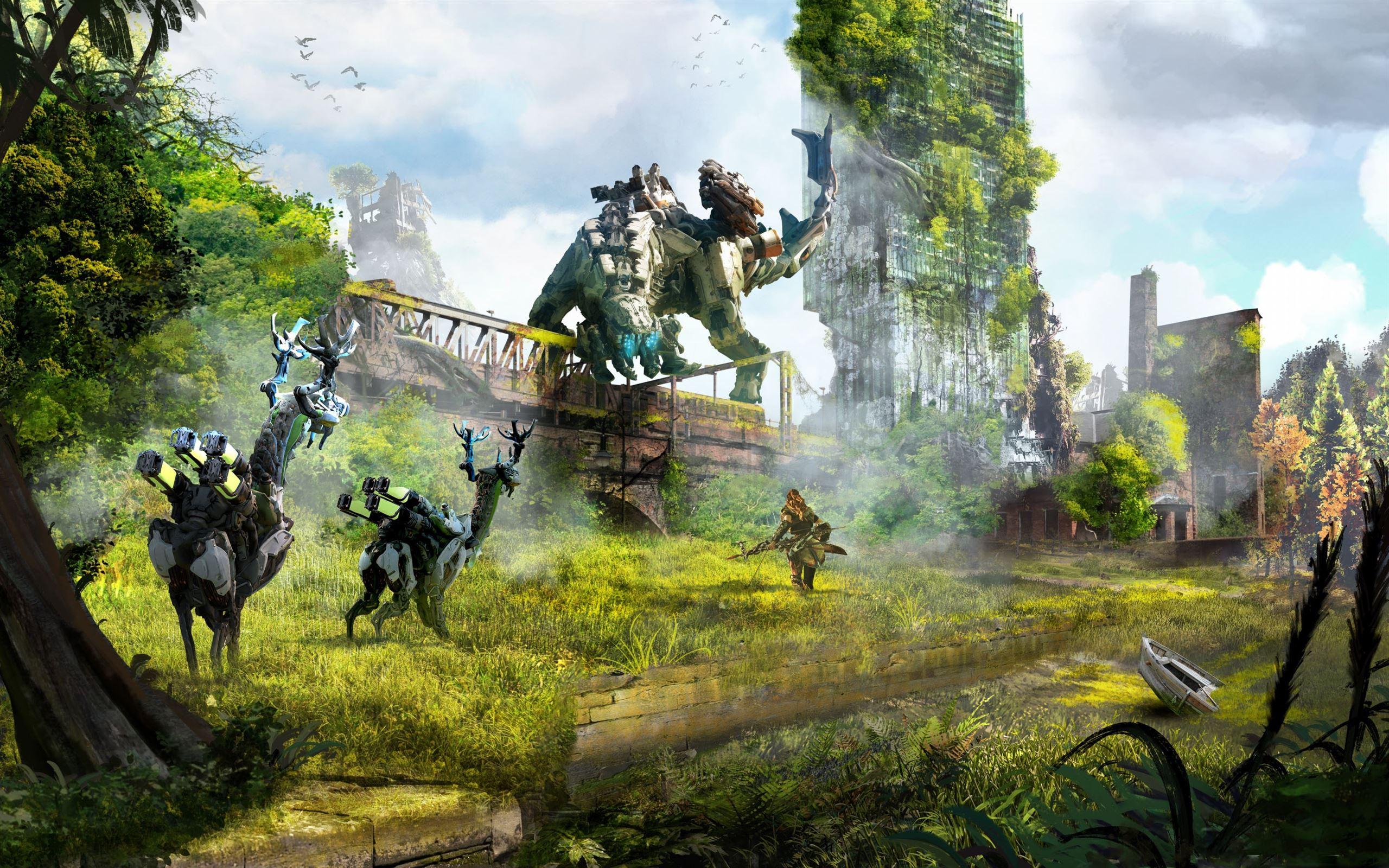 2560x1600 Horizon Zero Dawn Game MacBook Air Wallpaper Download