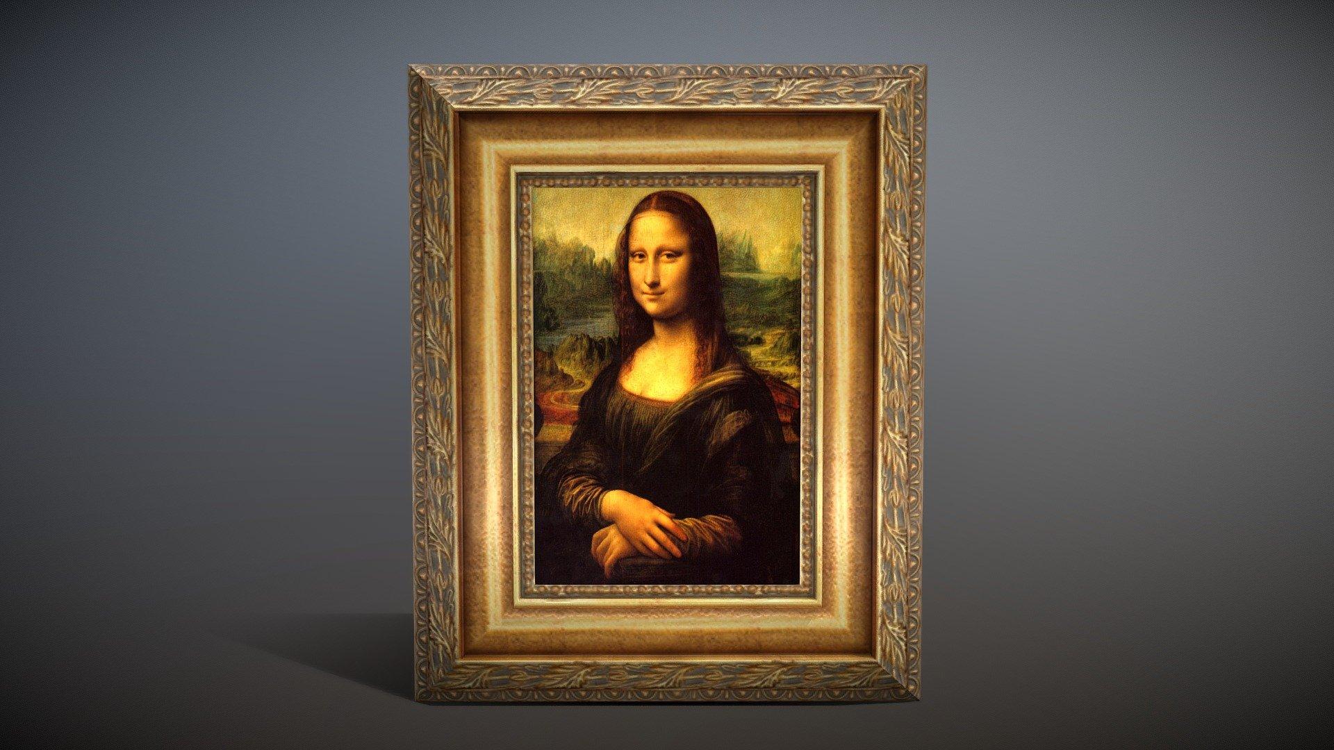 1920x1080 Mona Lisa Painting Free 3D model by 3Dee [42978b8]