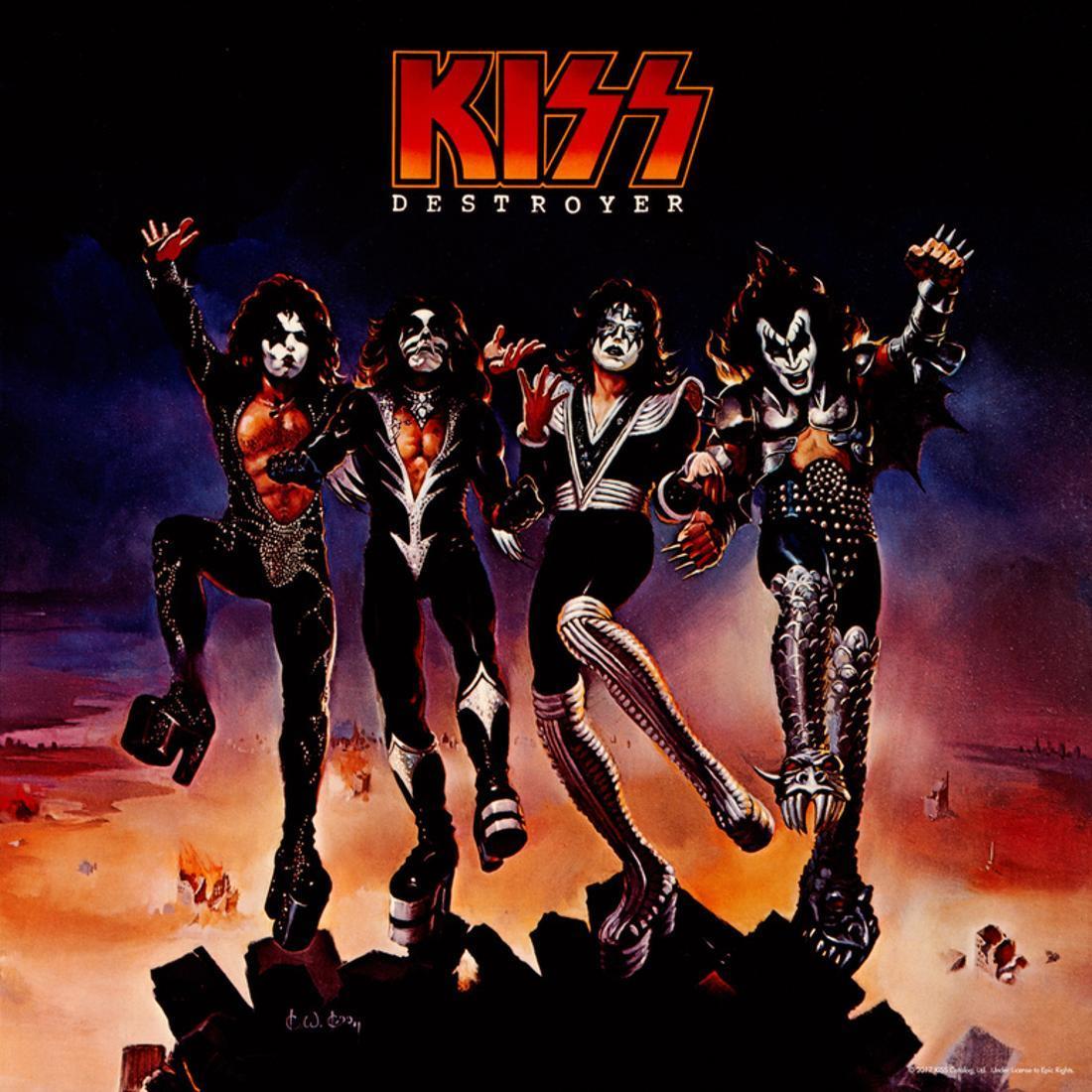 1100x1100 KISS (1976) Classic Rock Band Music Poster Wall Art By Epic Rights