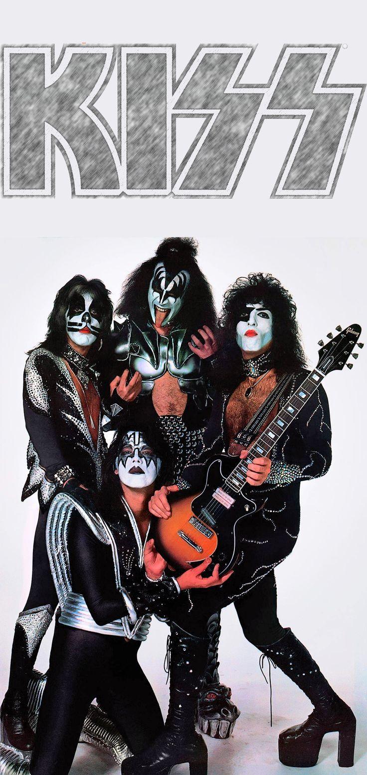 736x1553 KISS phone wallpaper KISS 1976 pencil logo. Kiss band, Classic rock bands, Hot band