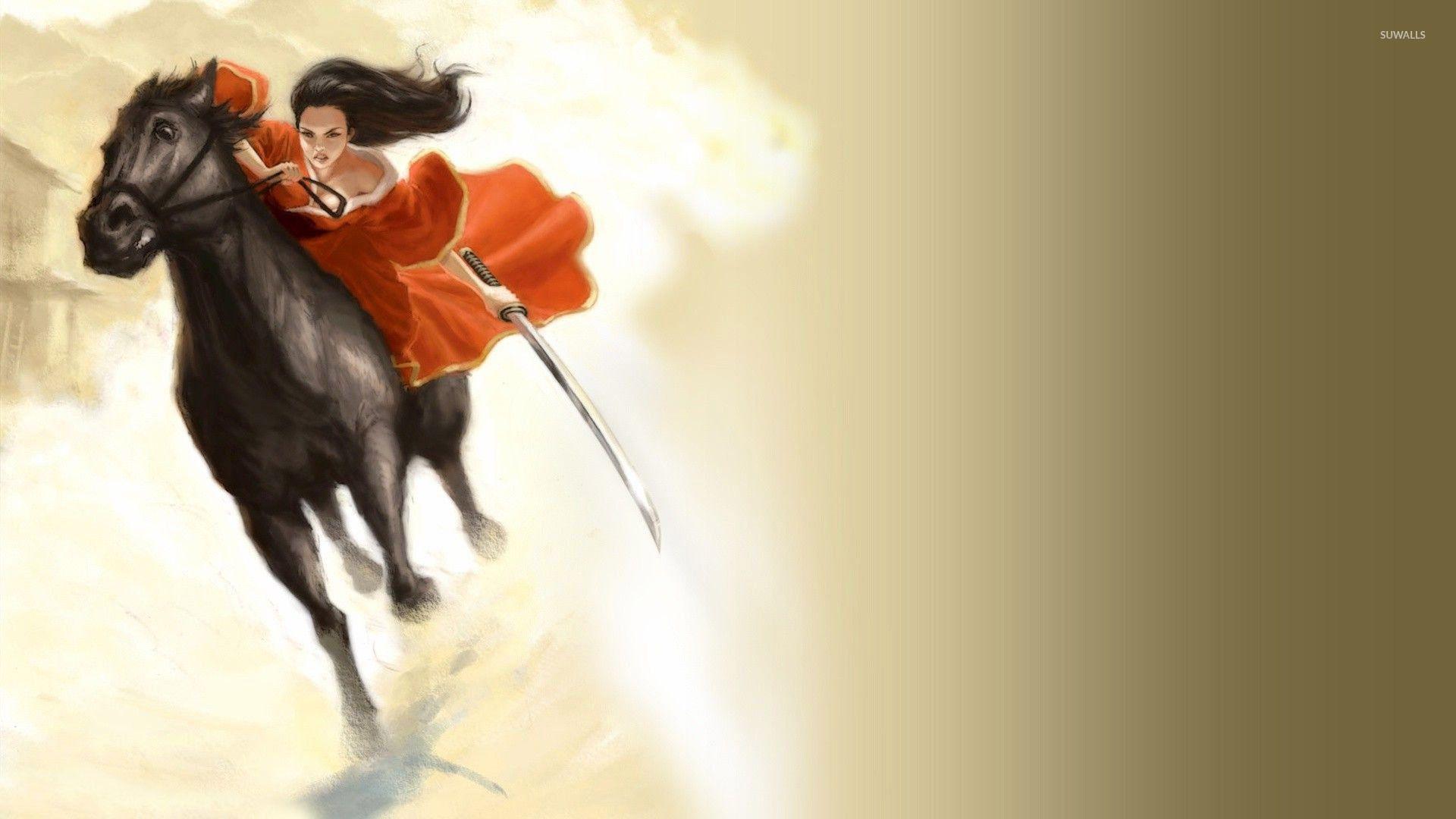 1920x1080 Samurai woman wallpaper wallpaper