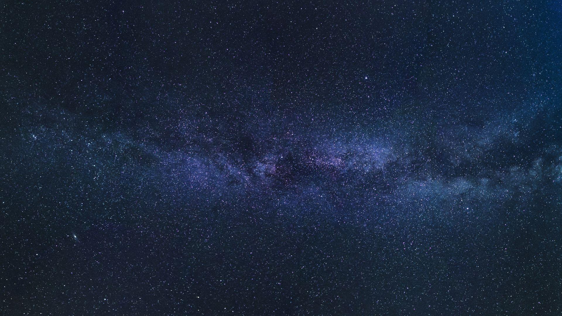 1920x1080 Blue And Purple Cosmic Sky Download HD Wallpaper