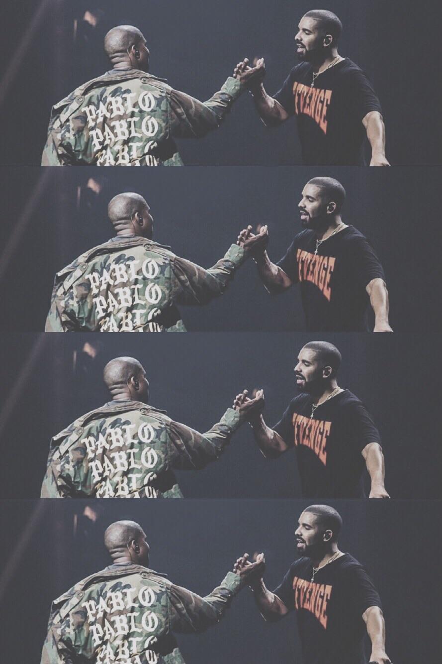 889x1334 Drake x Ye phone wallpaper
