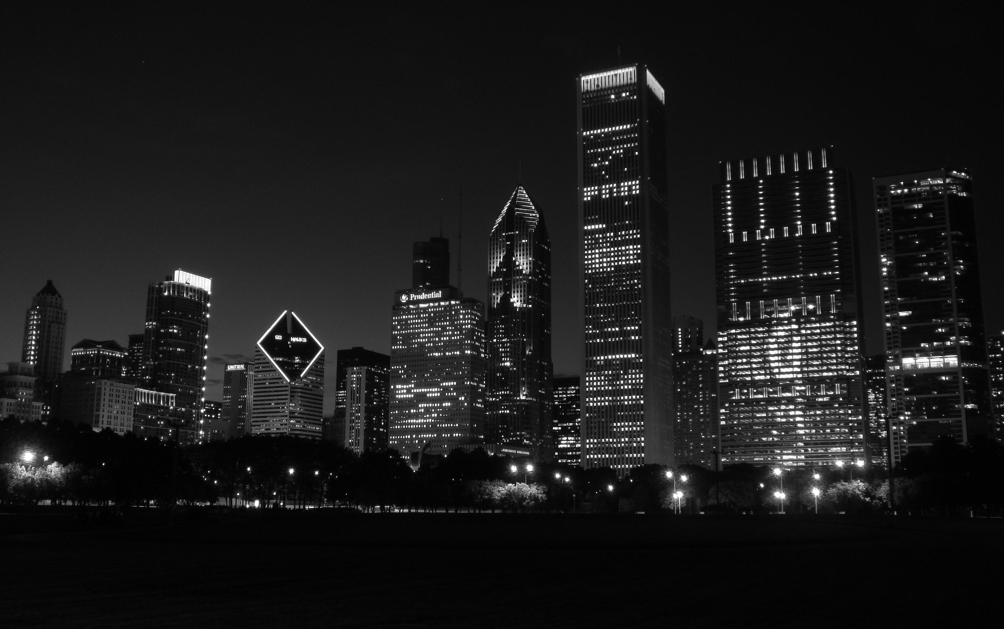 3261x2042 Skyline Night Wallpaper