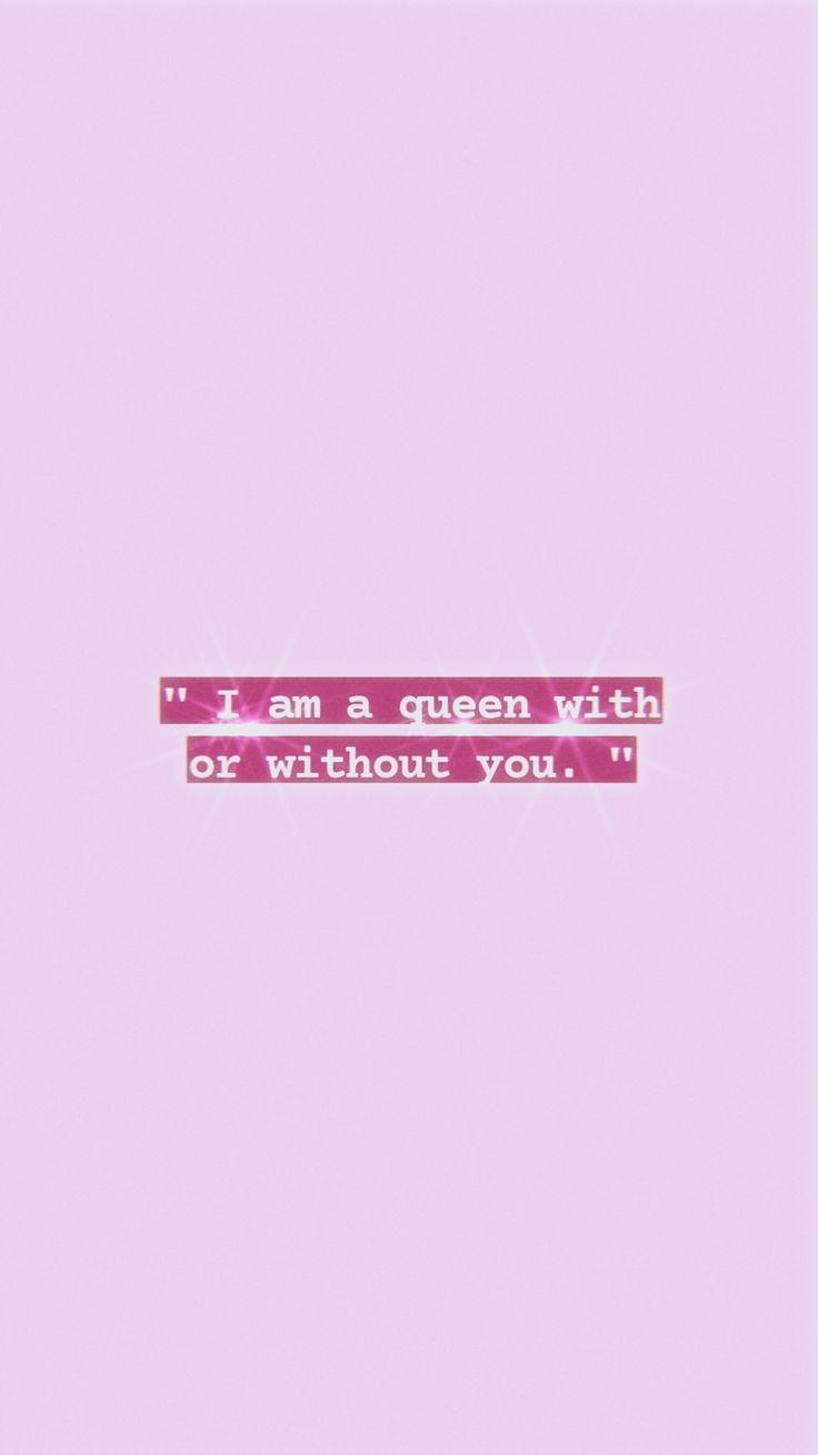 736x1308 sassy, pink, baddie wallpaper ♡. Pretty girl quotes, Pink wallpaper quotes, Pink quotes
