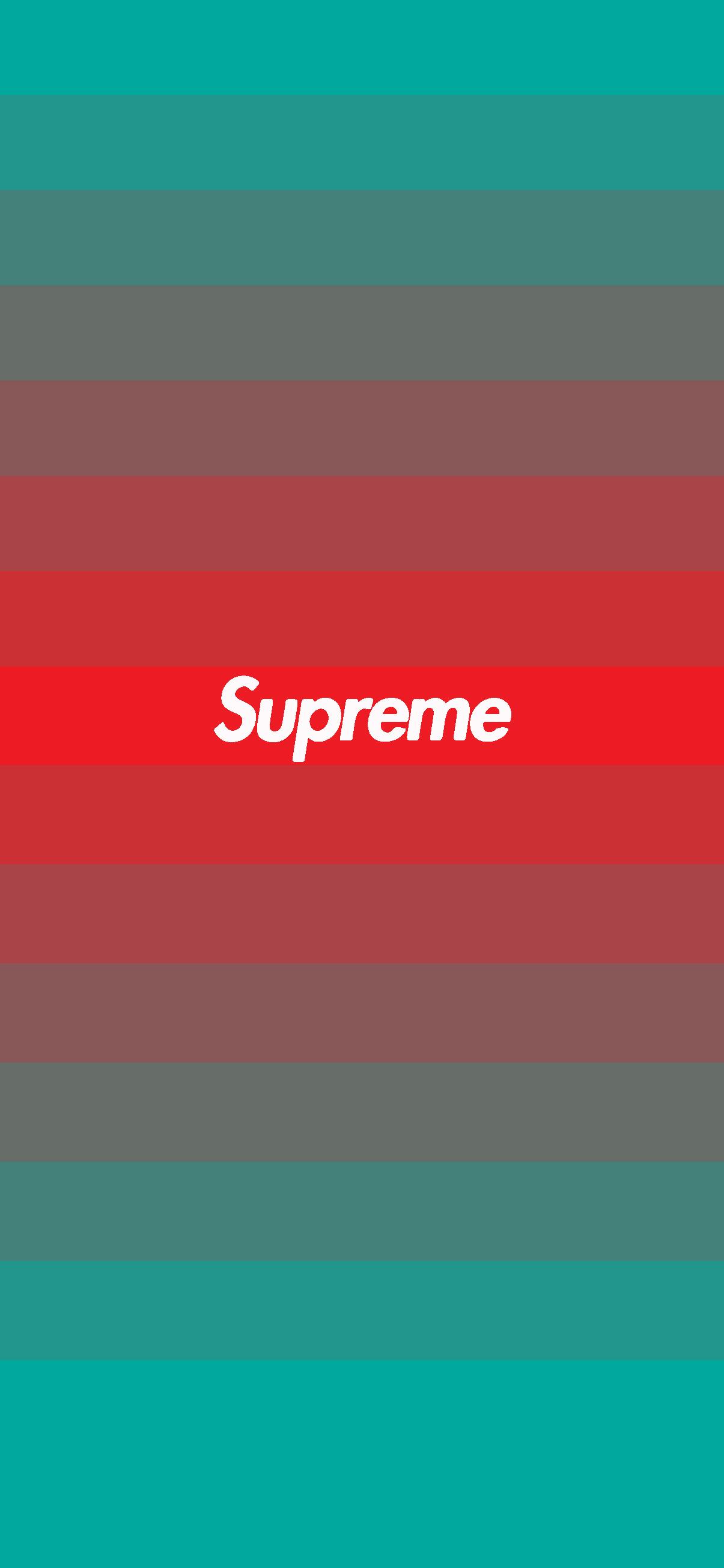 1205x2609 Supreme wallpaper gradient
