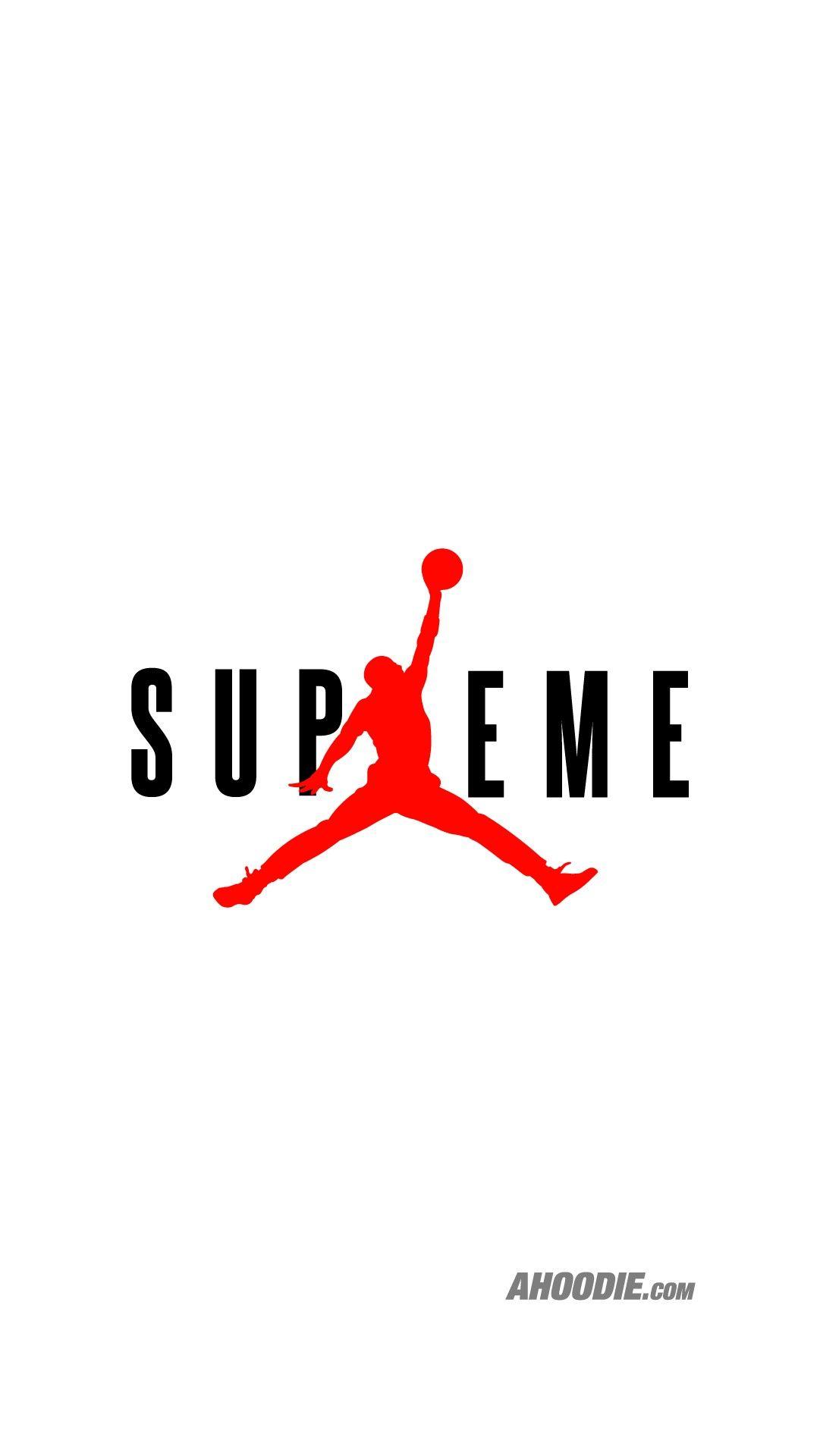 1081x1920 White Jordan Supreme Wallpaper