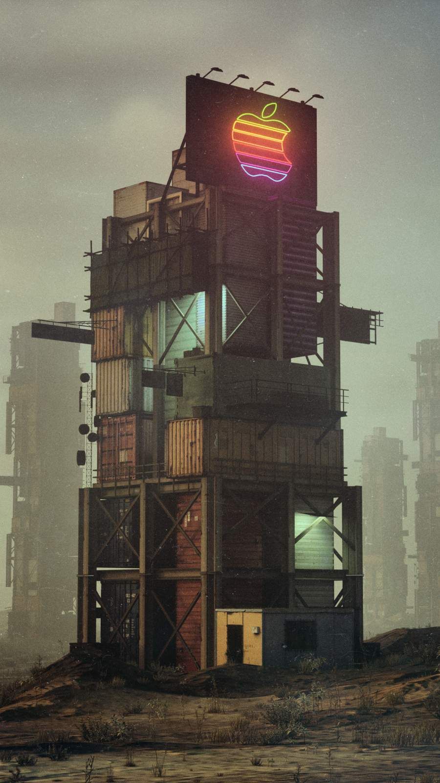 900x1600 Apple Headquarters iPhone Wallpaper. Sci fi concept art, Concept art, Framed art prints