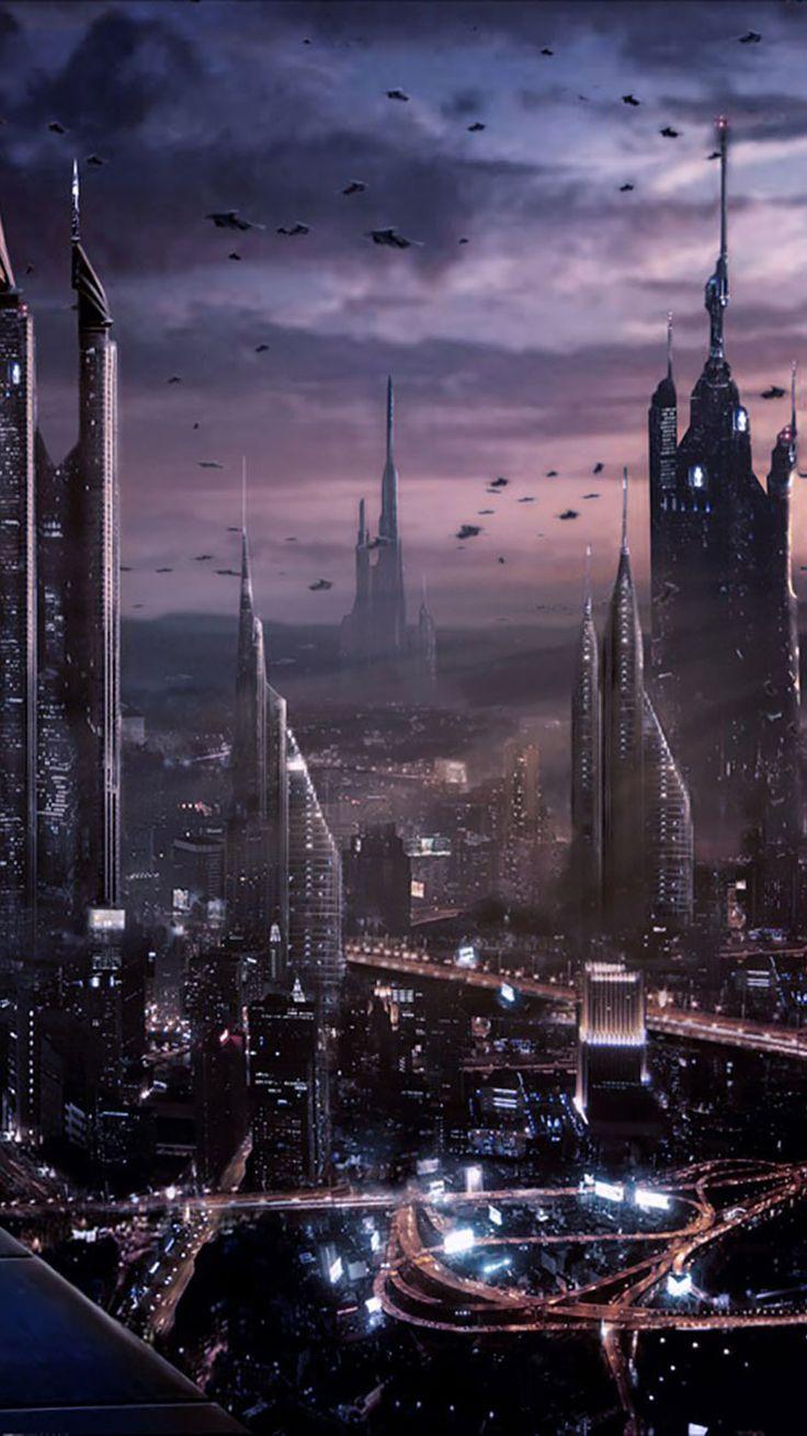 736x1309 Futuristic City iPhone Wallpaper. Futuristic city, City iphone wallpaper, Fantasy city