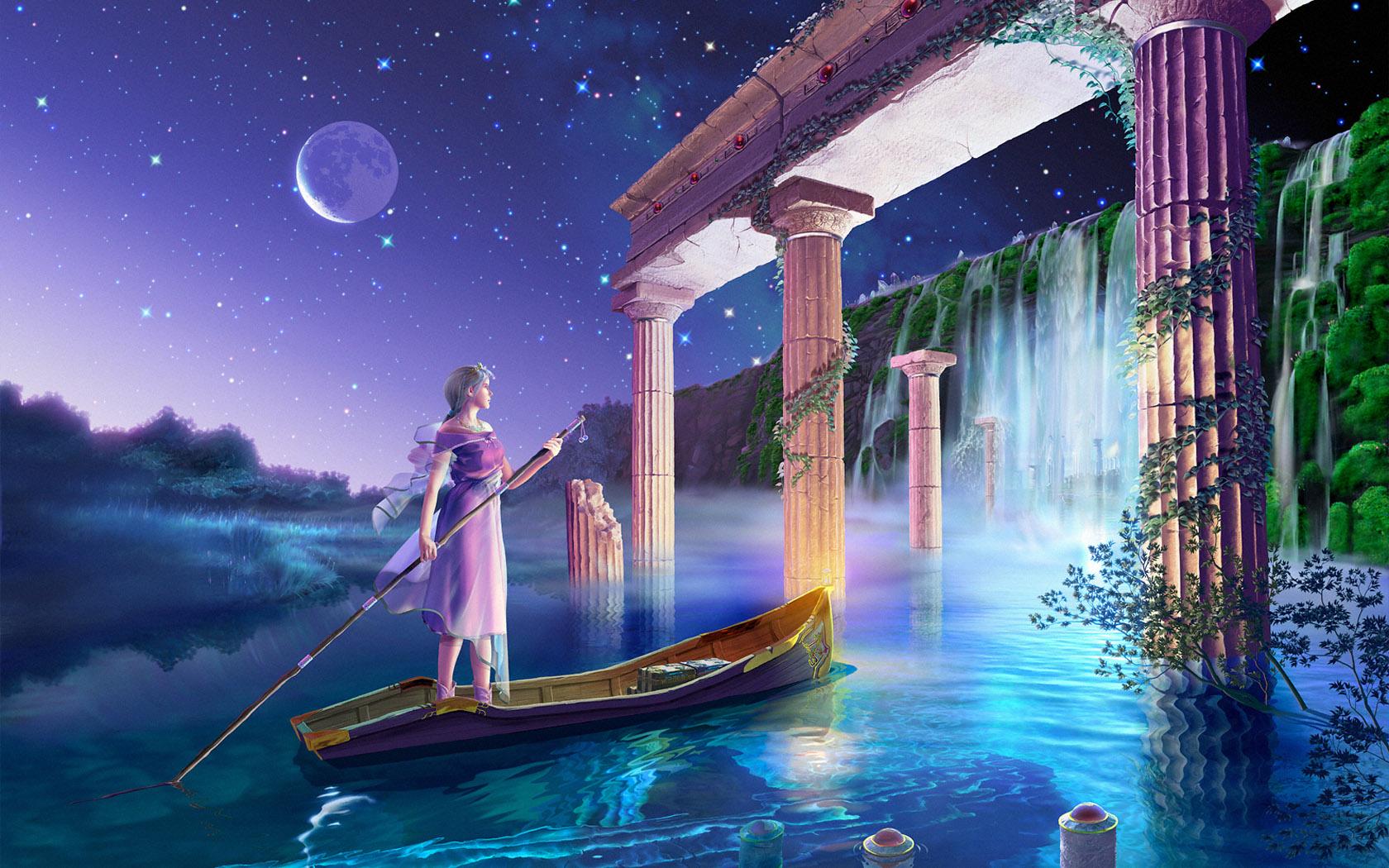 1680x1050 Kagaya Fantasy Art, Kagaya Celestial Exploring Paintings, Kagaya Wallpaper 1680x1050 NO.4 Desktop Wallpaper
