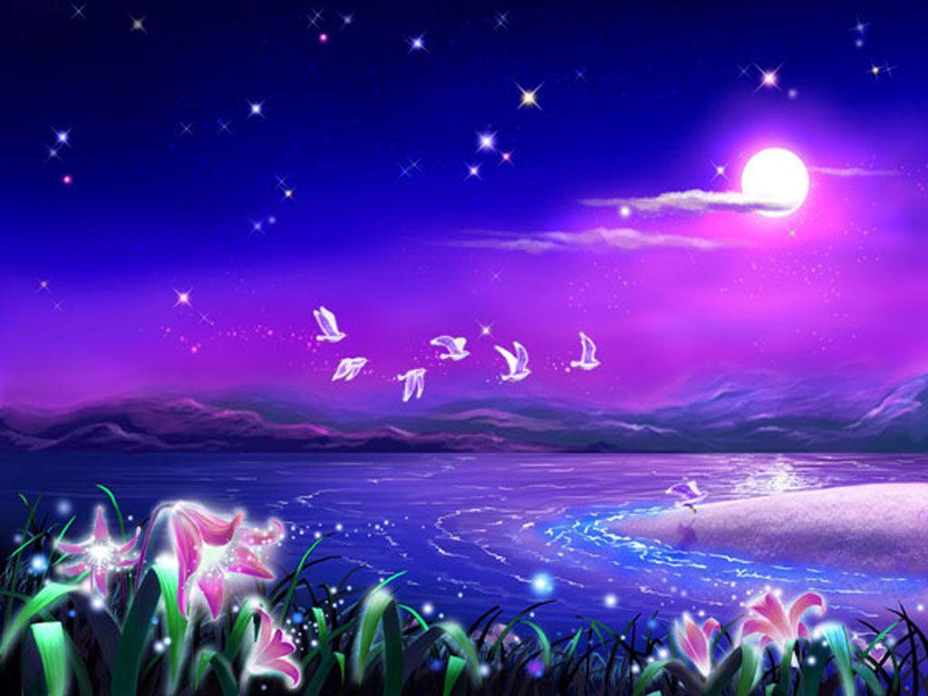 1024x768 Kagaya 25. Fantasy image, Visionary art, Anime scenery
