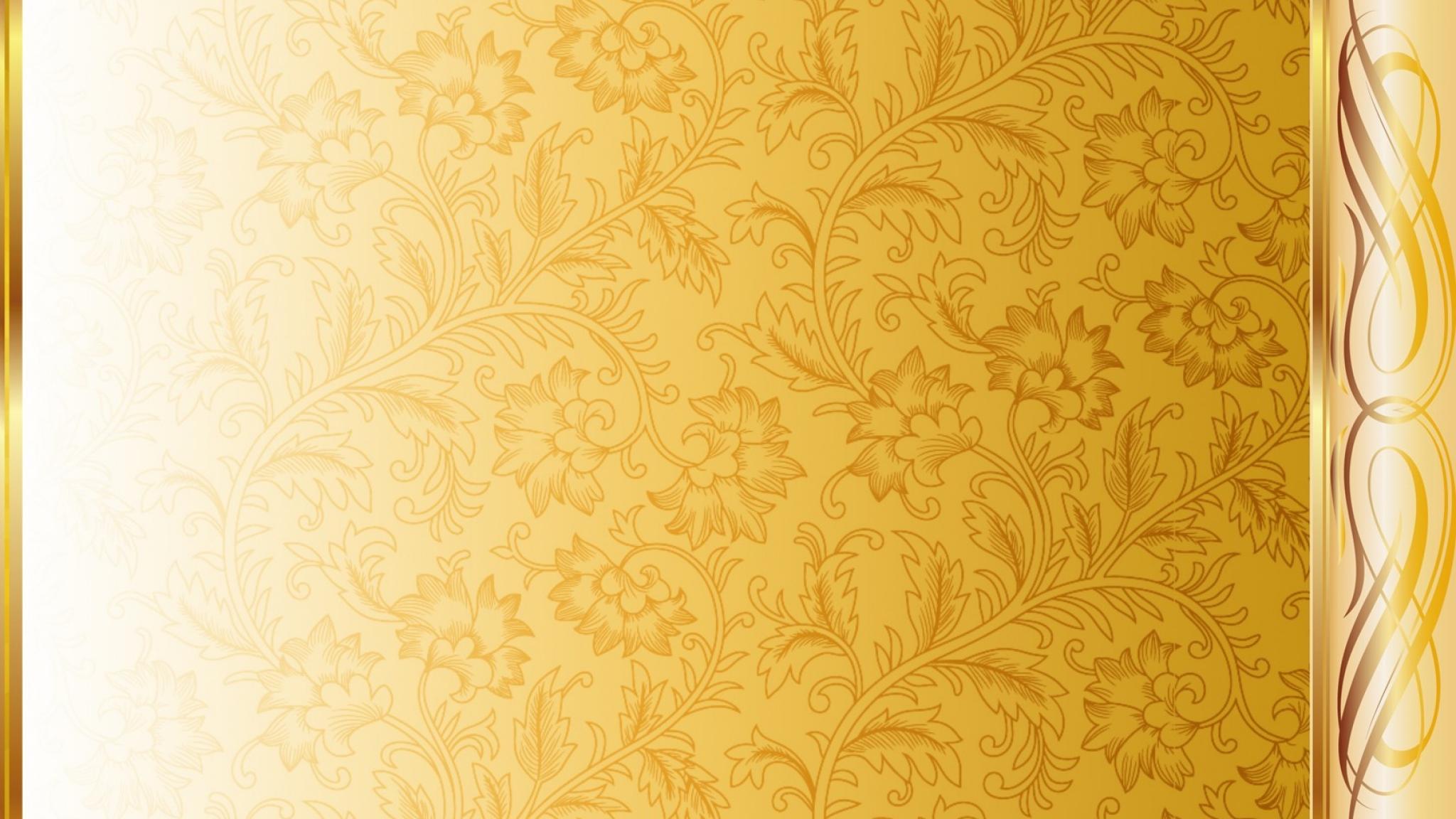 2048x1152 Free HD Gold Wallpaper