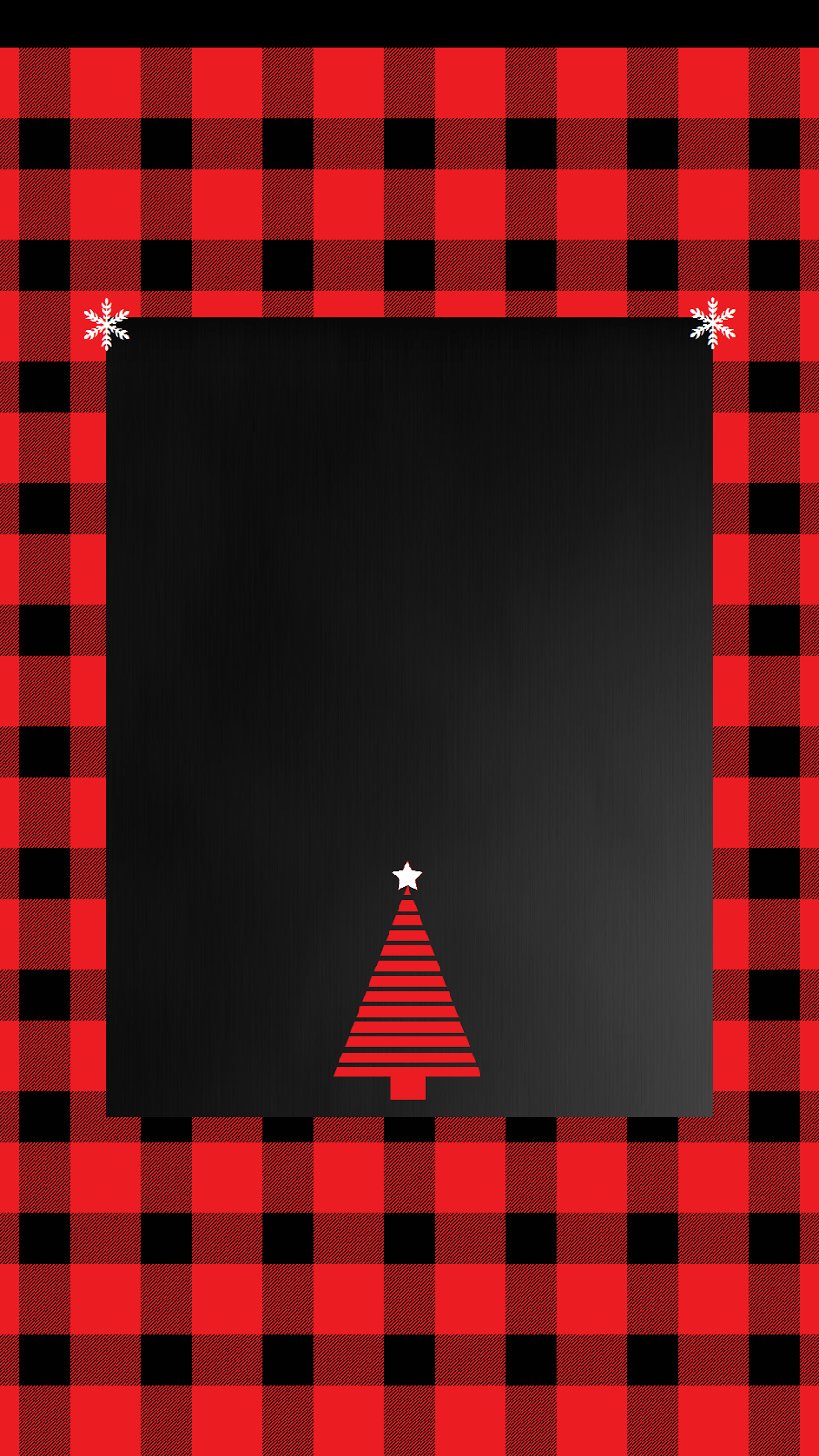 Download Red Plaid Merry Christmas Iphone Wallpaper  Wallpaperscom