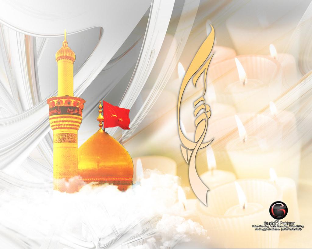 1024x819 Ya Hussain (as) Roza Imam Hussain 2011 Desktop Wallpaper