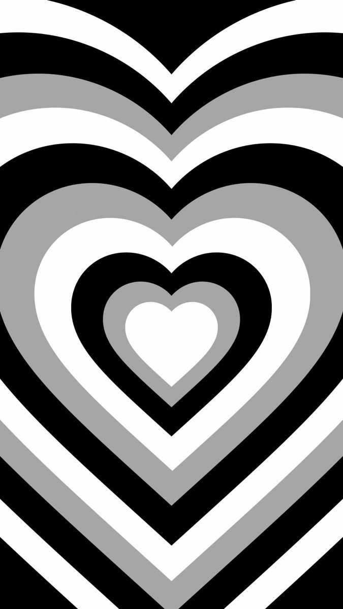675x1200 Black Heart Wallpaper