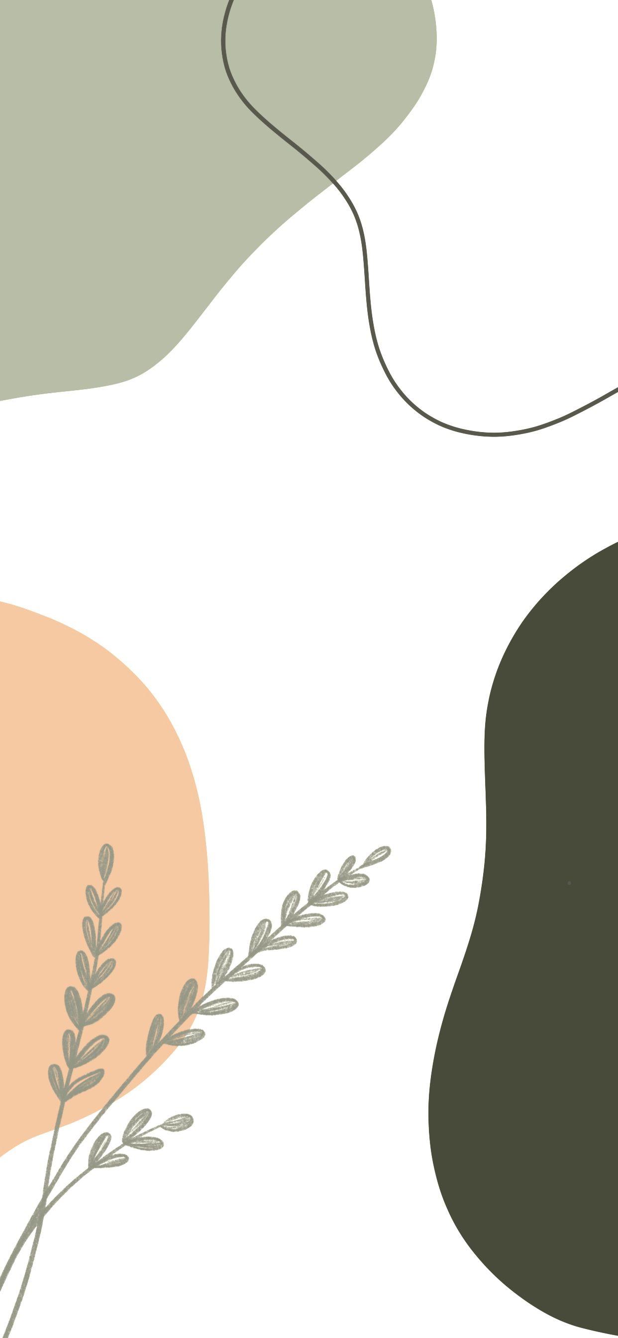 1242x2688 Sage Plant Simple Abstract Wallpaper iPhone. Simple phone wallpaper, Wallpaper iphone boho, Simple iphone wallpaper
