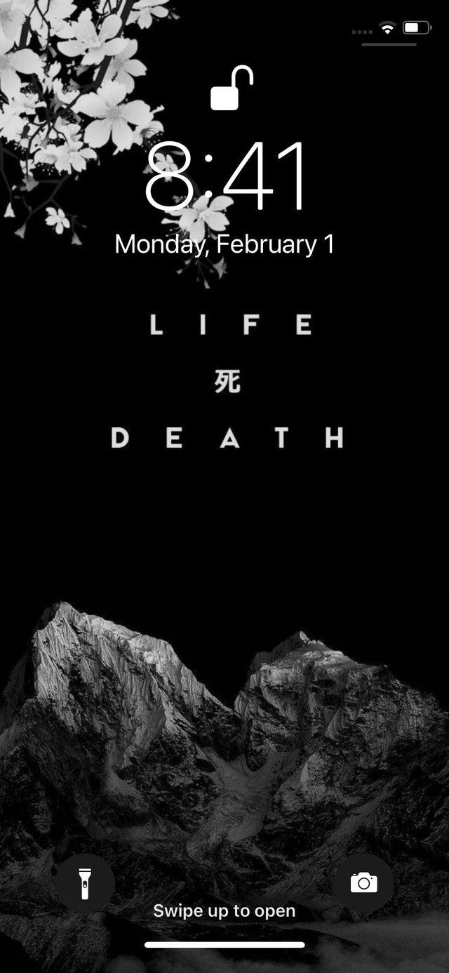 640x1386 My Dark Minimalist Japanese theme