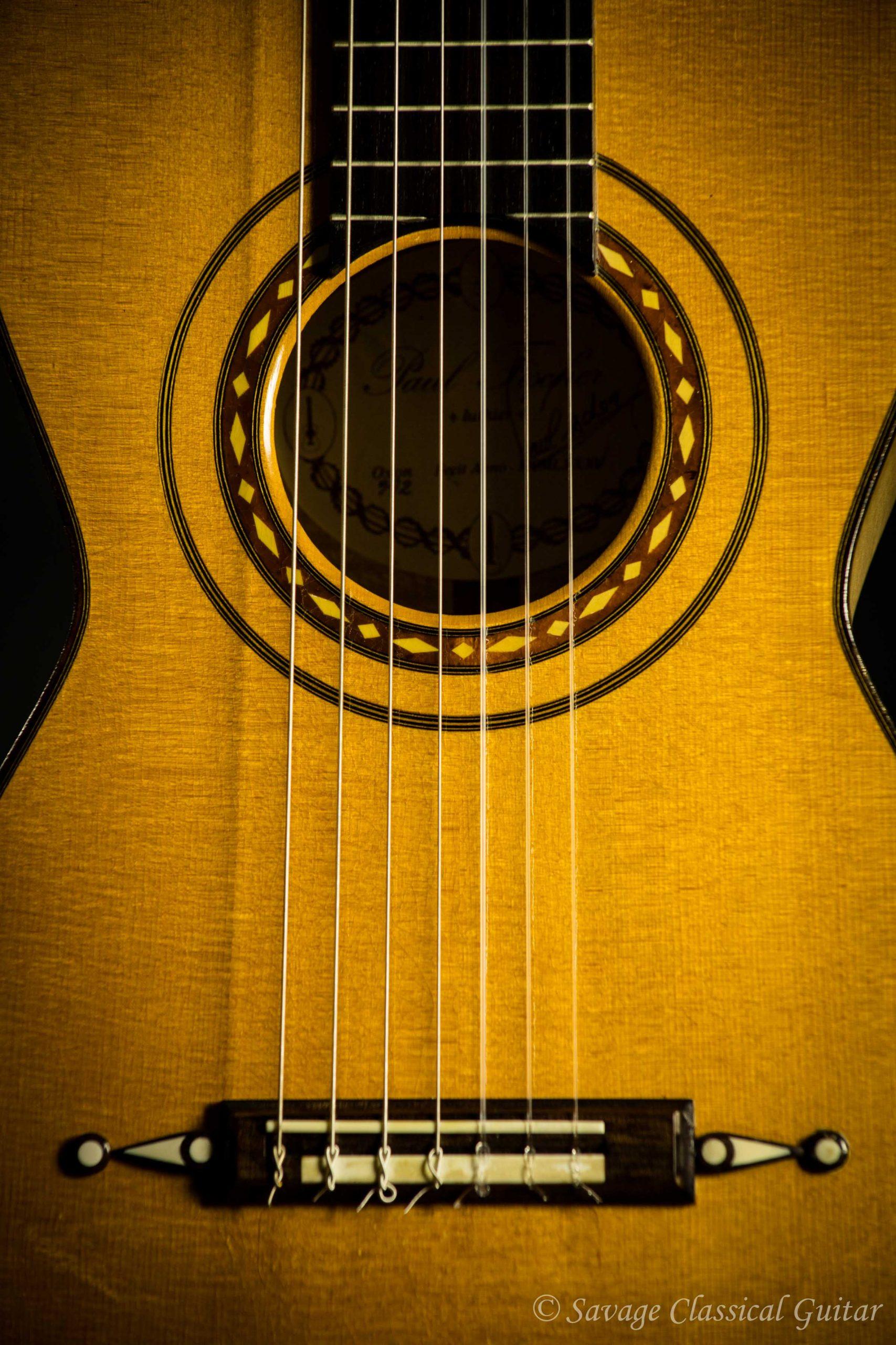 1707x2560 Paul Fischer Panormo Spruce Maple 7 String Classical Guitar