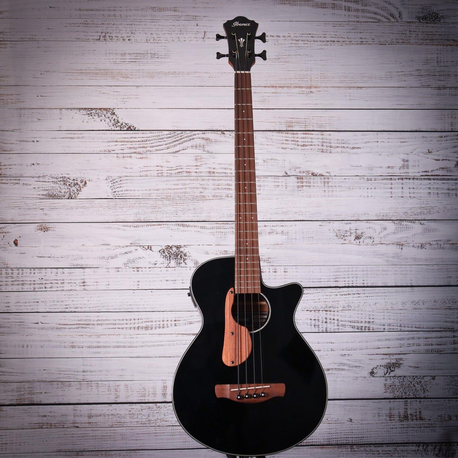 1500x1500 Ibanez AEGB24E Acoustic Electric Bass Black