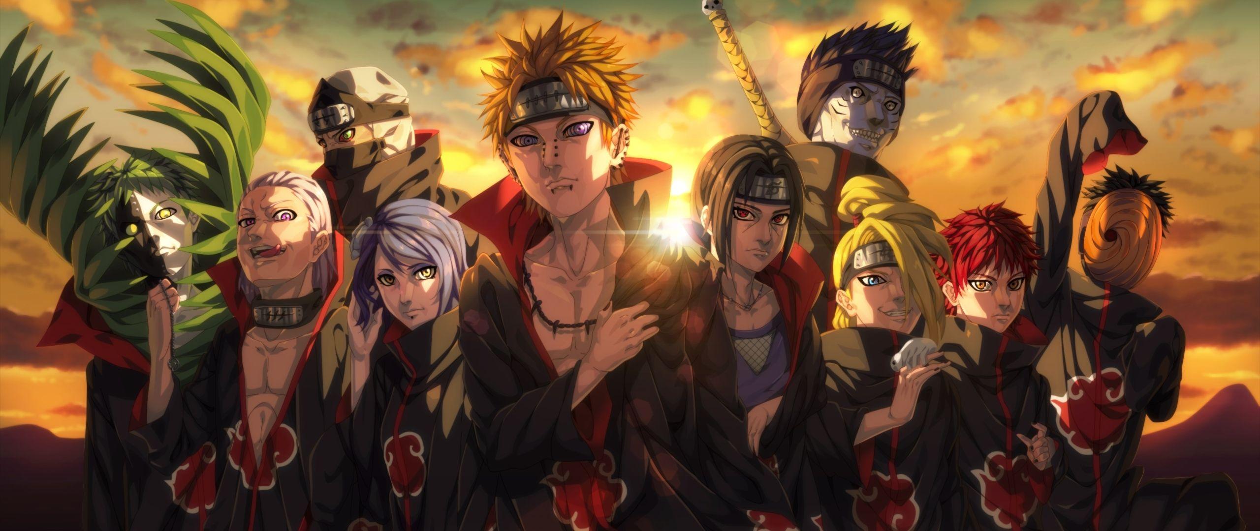 2560x1080 Akatsuki Organization Anime 2560x1080 Resolution Wallpaper, HD Anime 4K Wallpaper, Image, Photo and Background