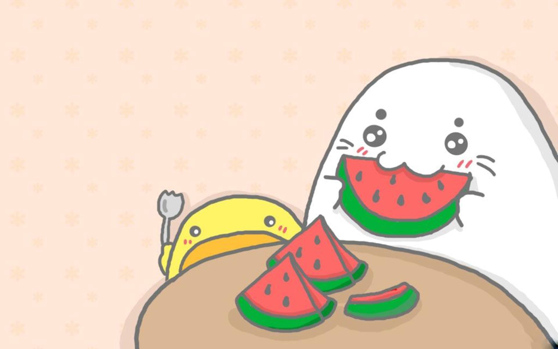 1920x1200 Free download Cute Food Wallpaper