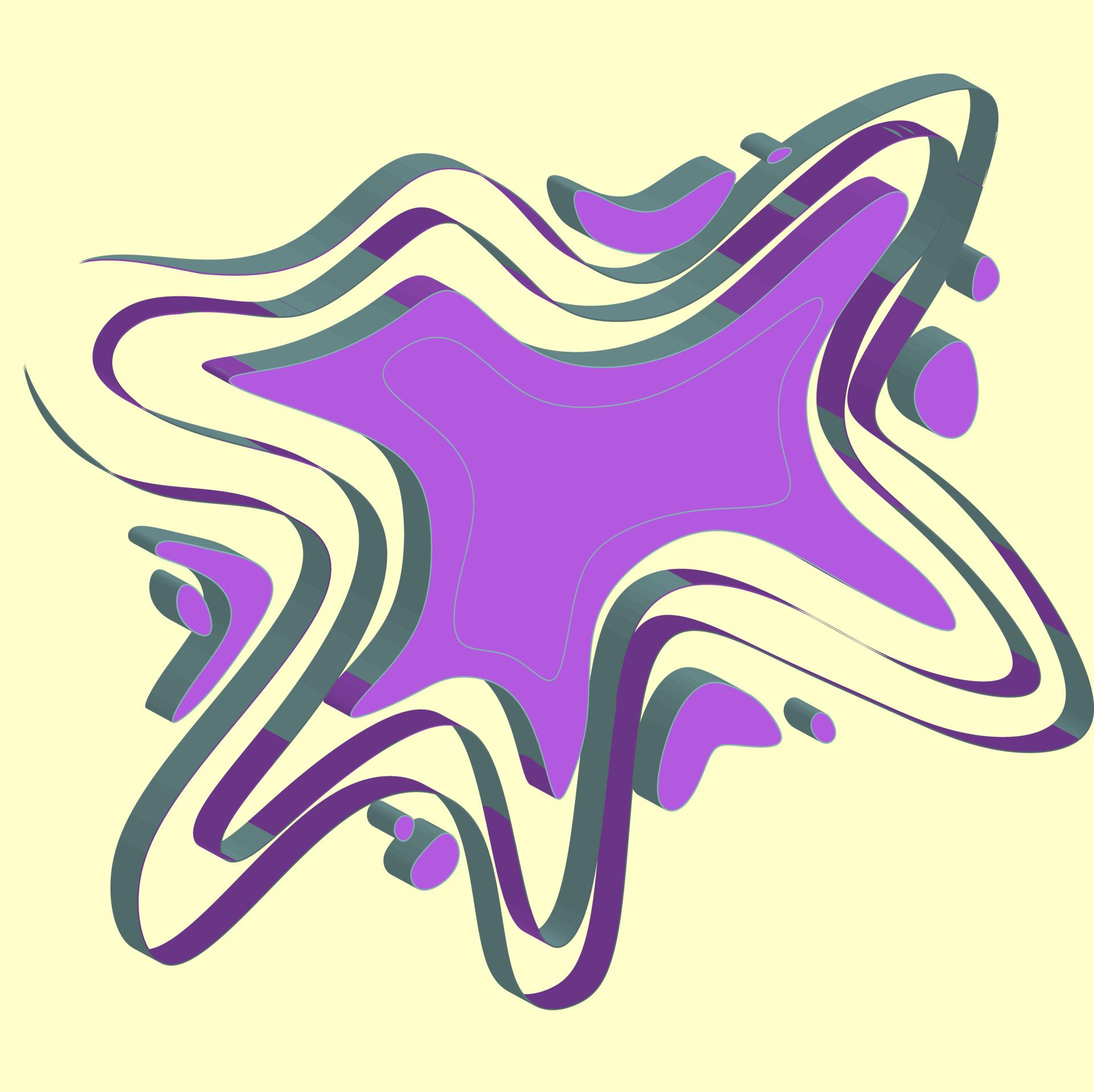 1920x1916 Fluid abstract purple wave for your background and wallpaper