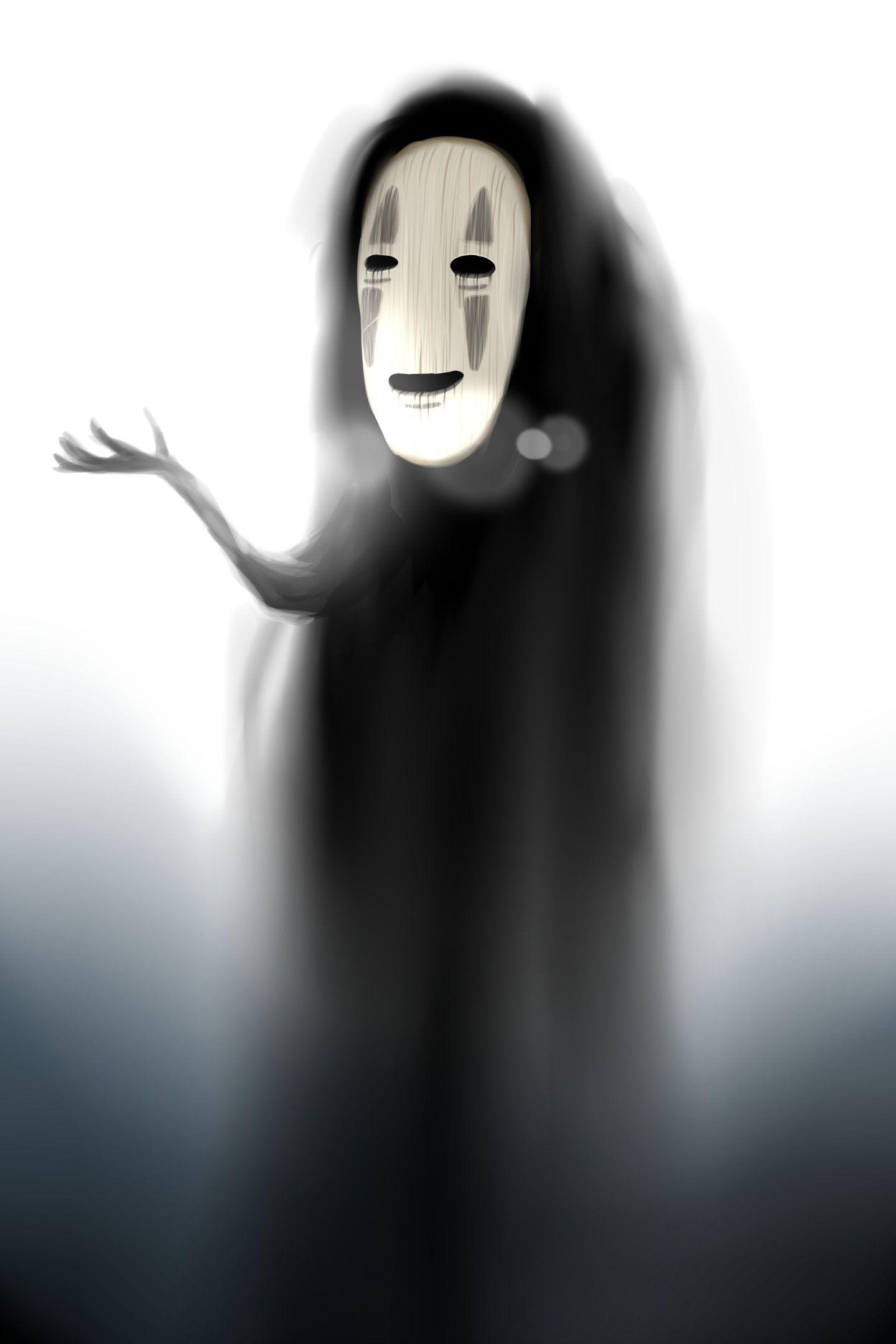 1440x2160 No Face Spirited Away Wallpaper