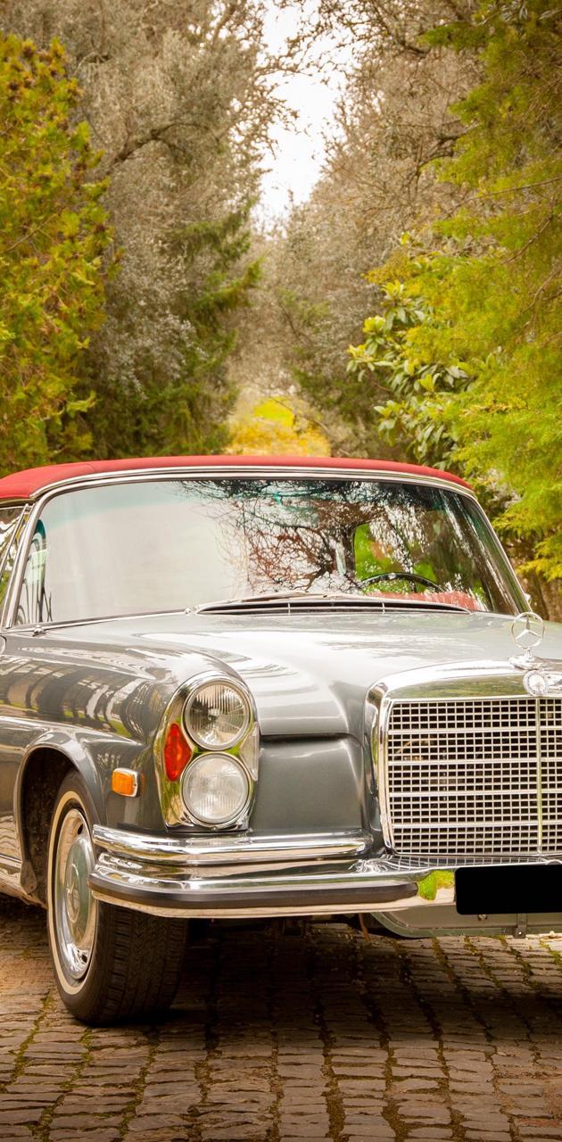 630x1280 Vintage Mercedes wallpaper