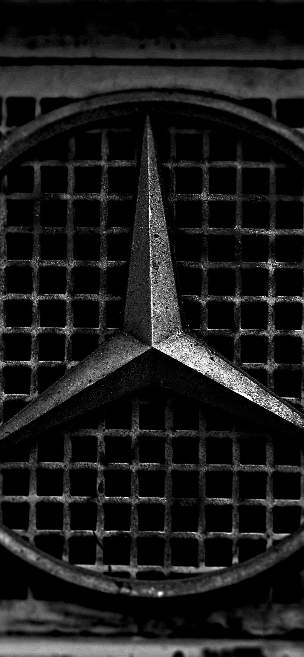 1284x2778 mercedes benz logo iPhone Wallpaper Free Download