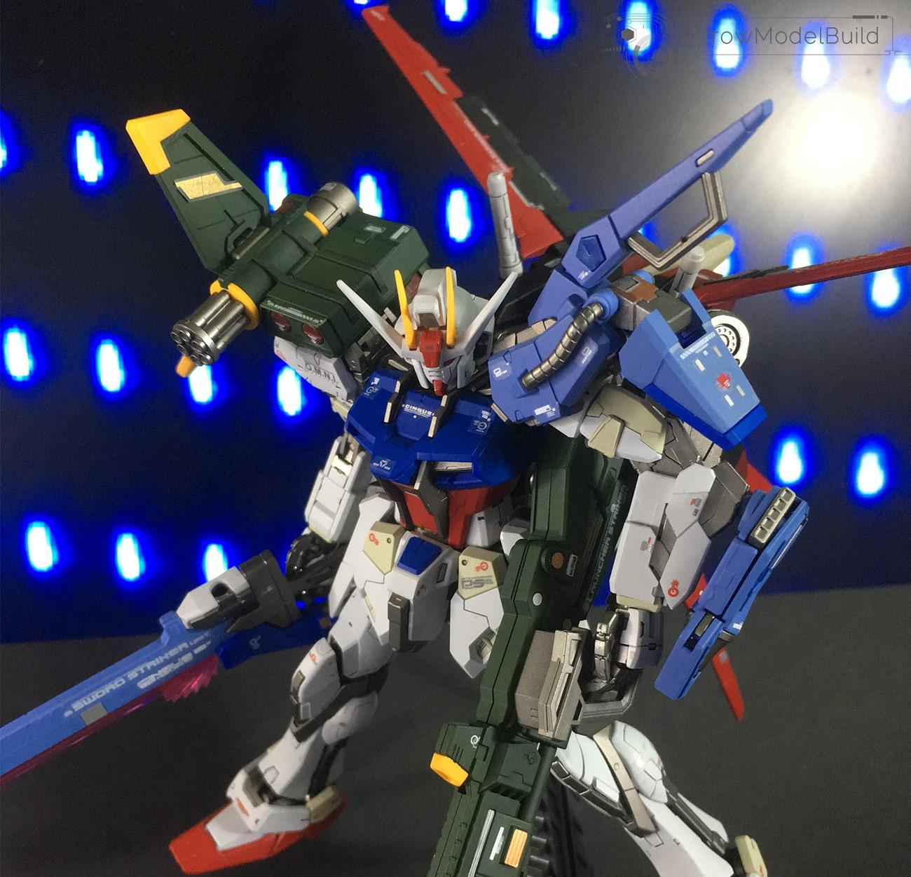 1300x1251 ArrowModelBuild And Robot, Gundam, Military, Vehicle, Arrow, Model Build. ArrowModelBuild Gundam Perfect Strike Built & Painted RG 1 144