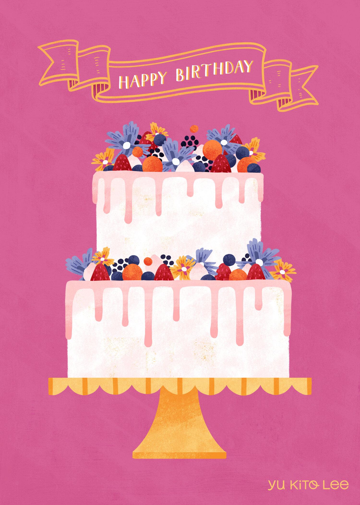 Pink Birthday Cake Wallpapers - Top Free Pink Birthday Cake Backgrounds