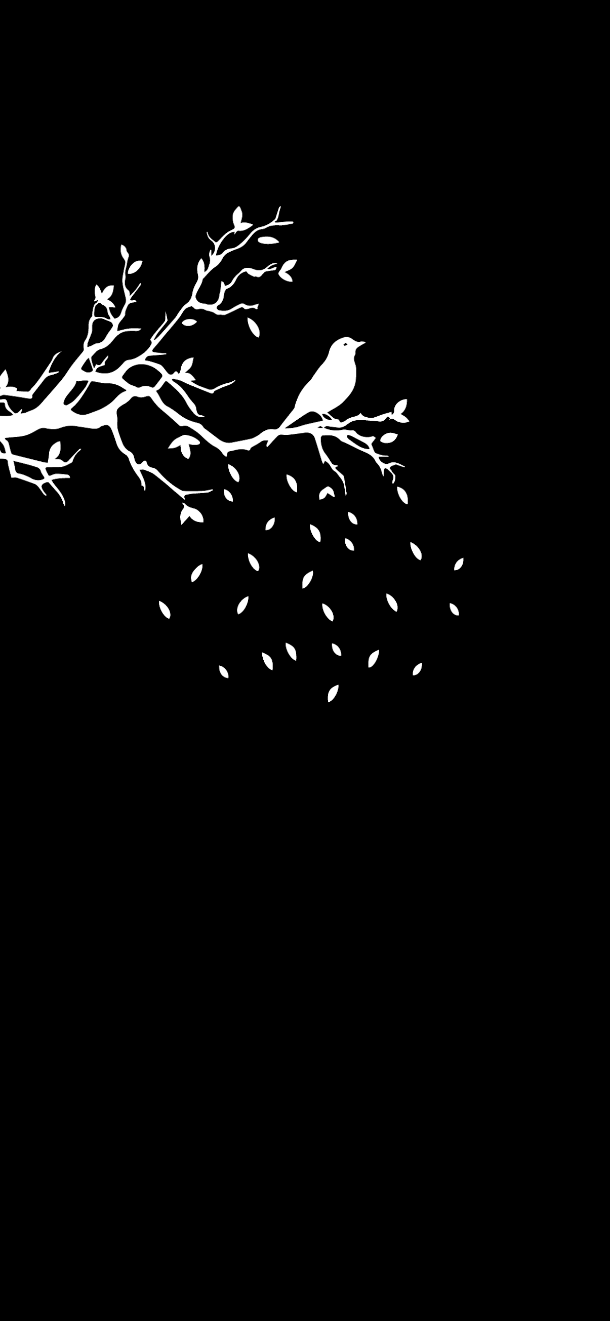 1205x2609 iPhone wallpaper HD black amoled