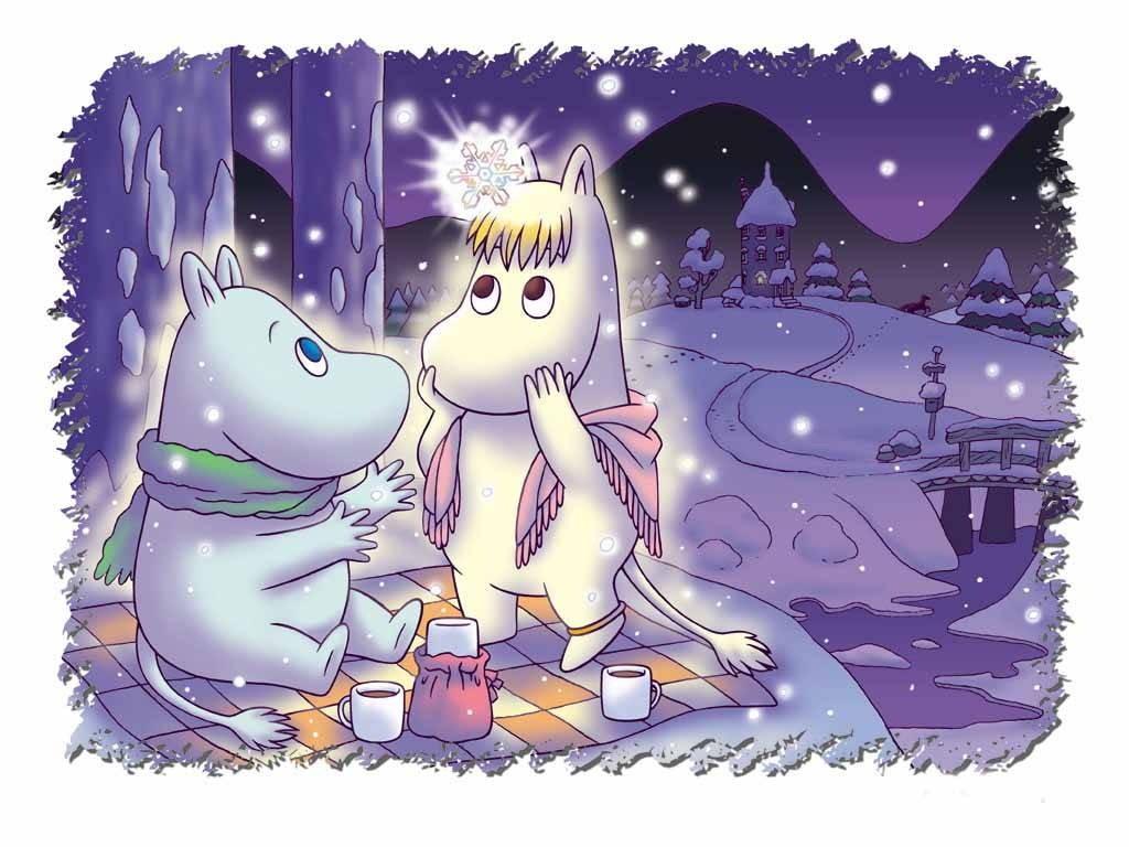 1024x768 Desktop Wallpaper The Moomins Cartoons