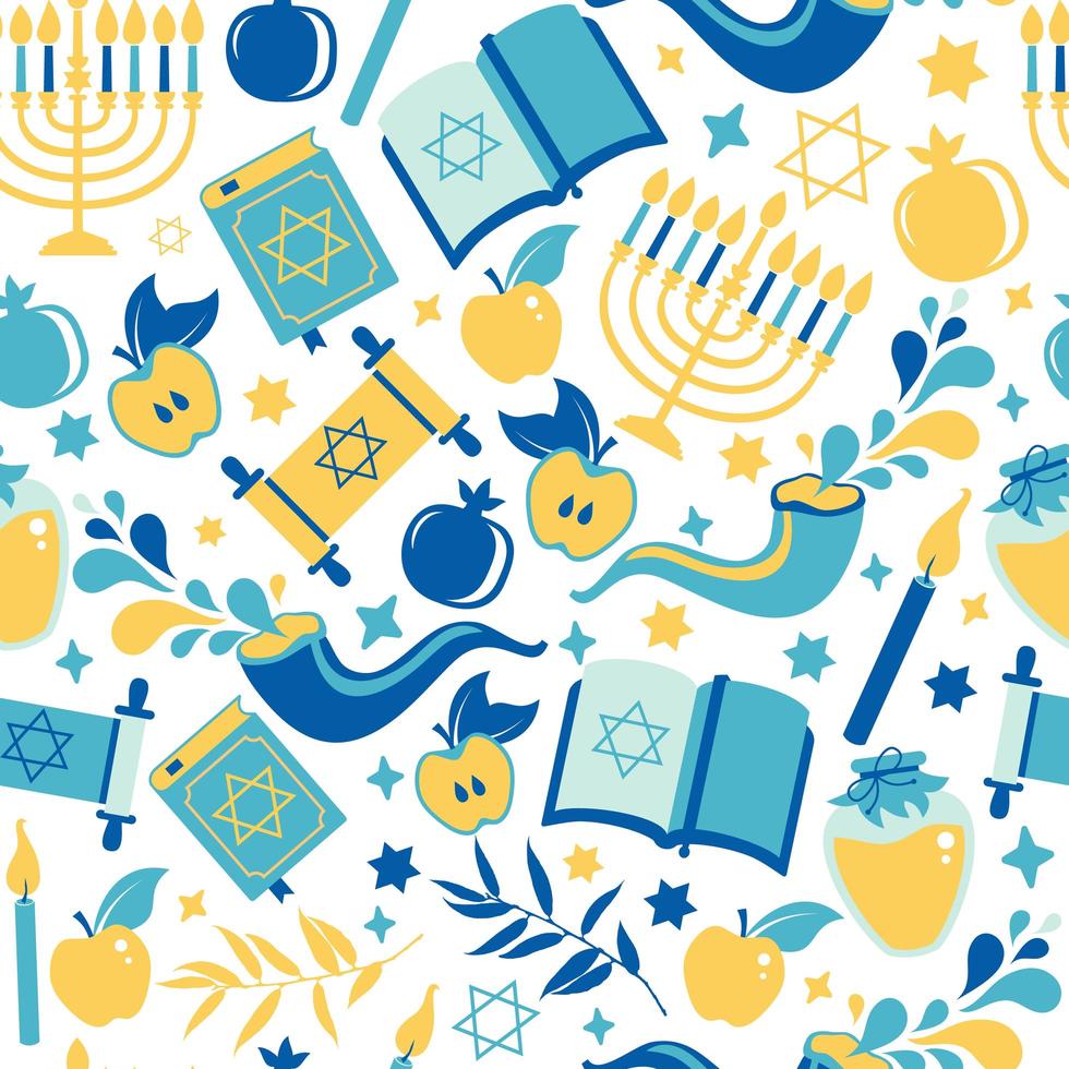 980x980 Yom Kippur seamless pattern