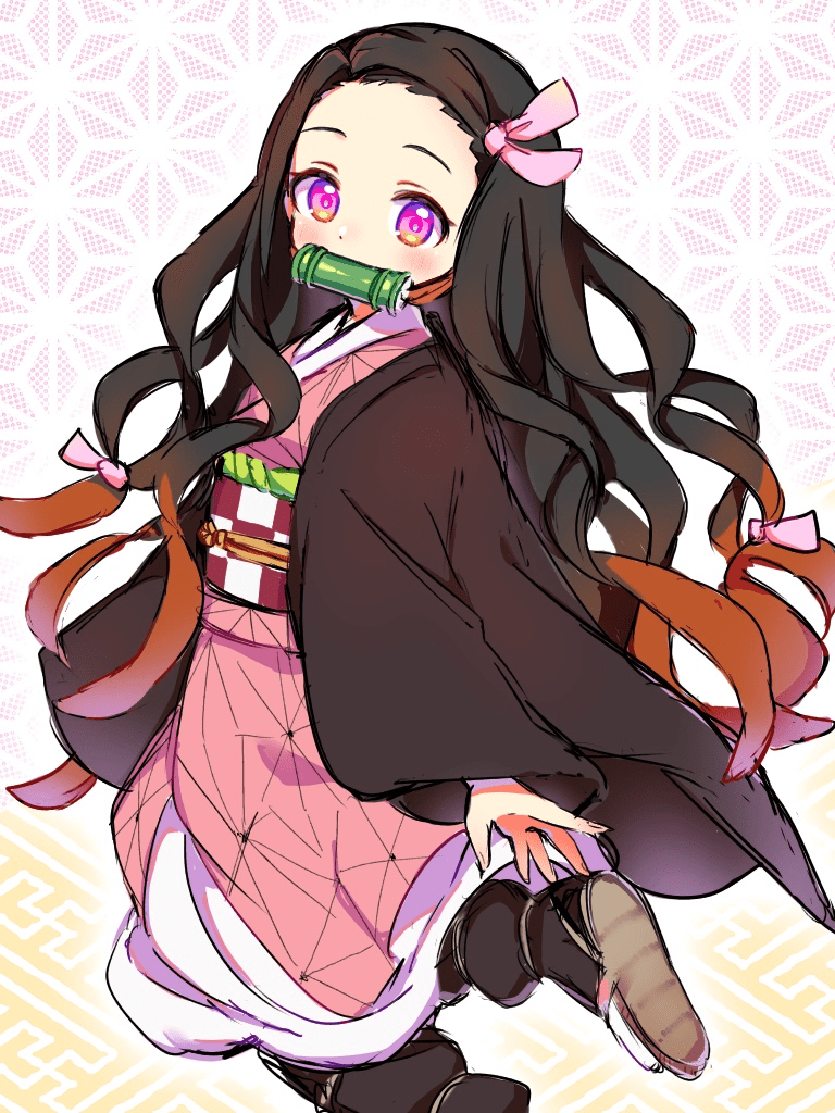 768x1024 Nezuko Wallpaper HD