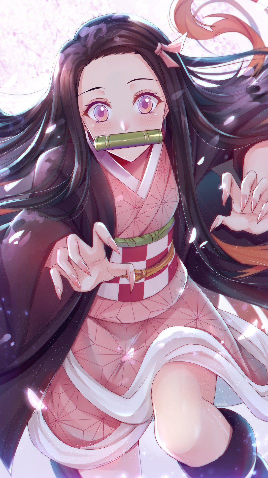 1080x1920 Nezuko Cute Wallpaper