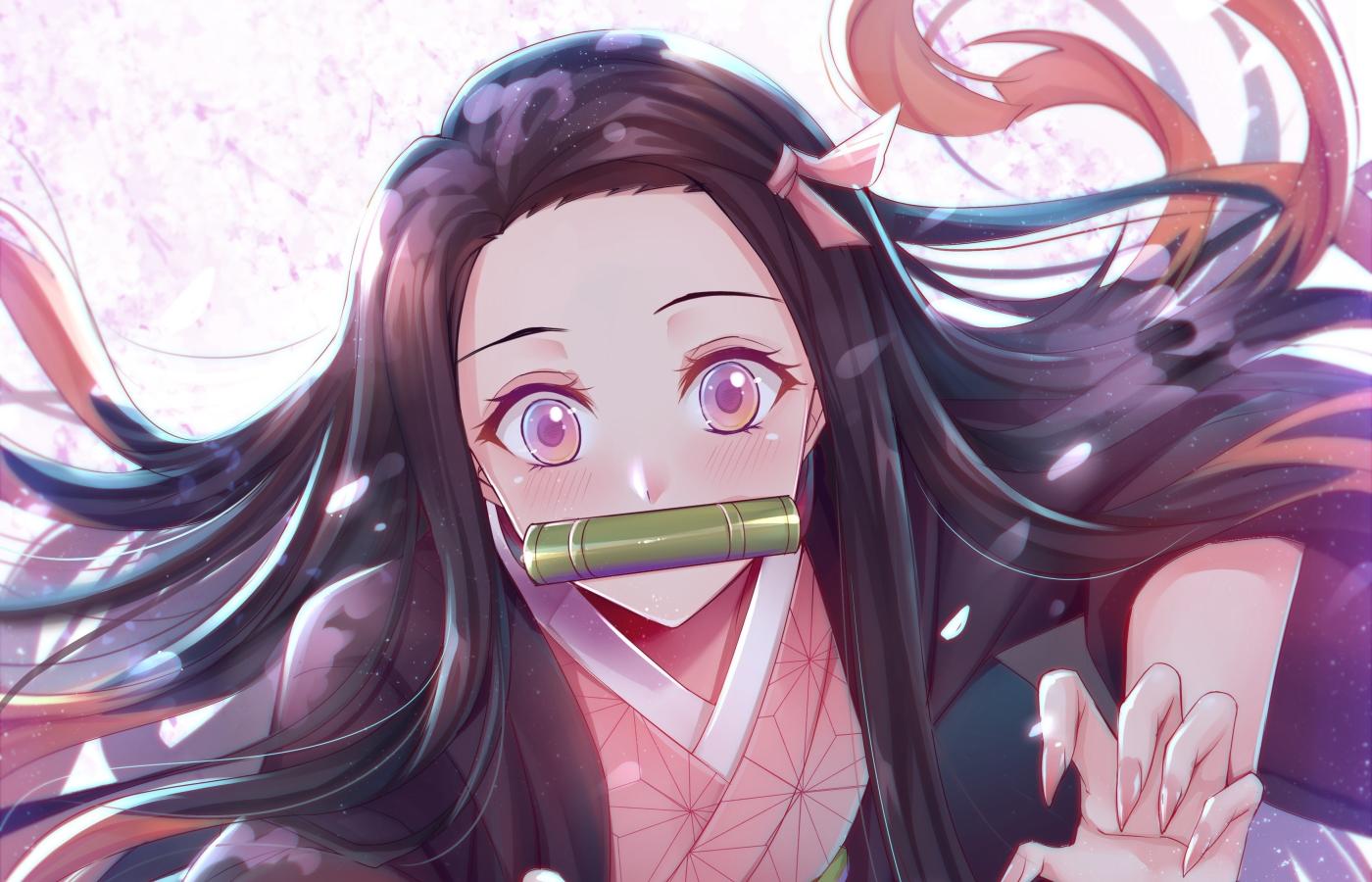 1400x900 Kimetsu no Yaiba Art Nezuko Kamado 1400x900 Resolution Wallpaper, HD Anime 4K Wallpaper, Image, Photo and Background