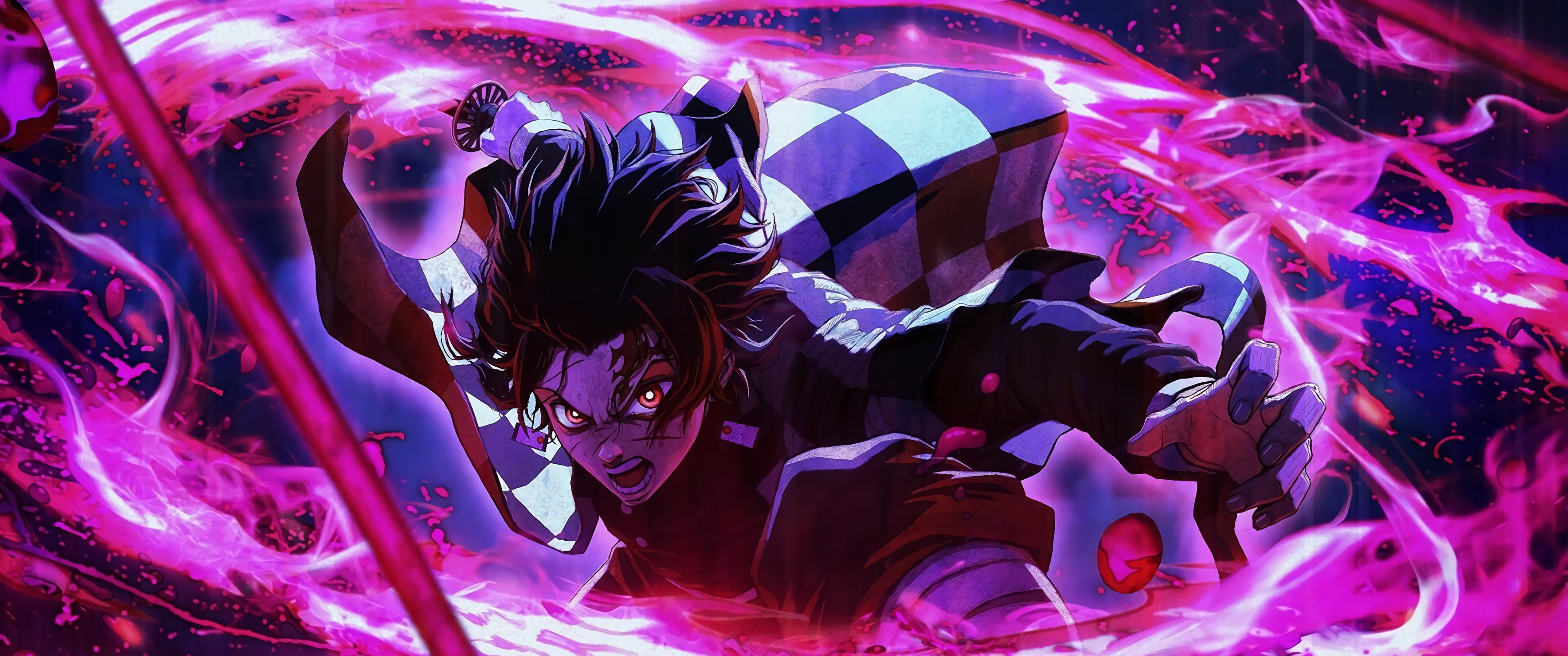 3440x1440 Demon Slayer 4K [3840x2160]