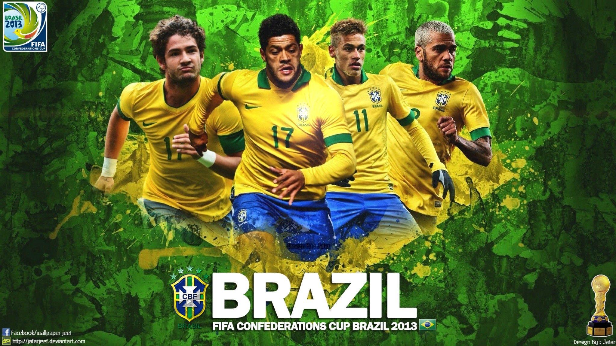 2048x1152 Brazil Football Wallpaper