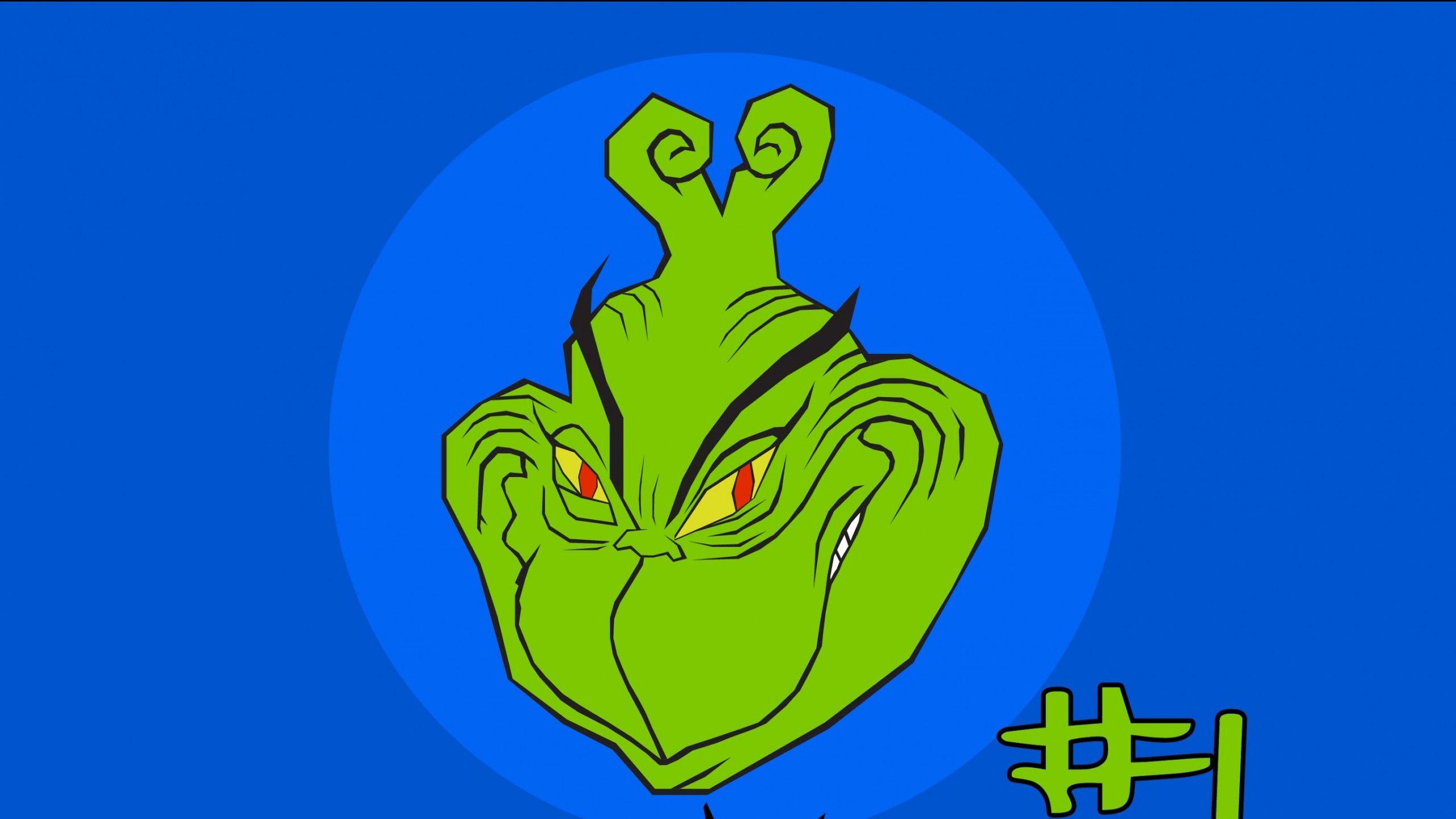 2560x1440 Download Wallpaper 2560x1440 Grinch christmas tree, Grinch coloring