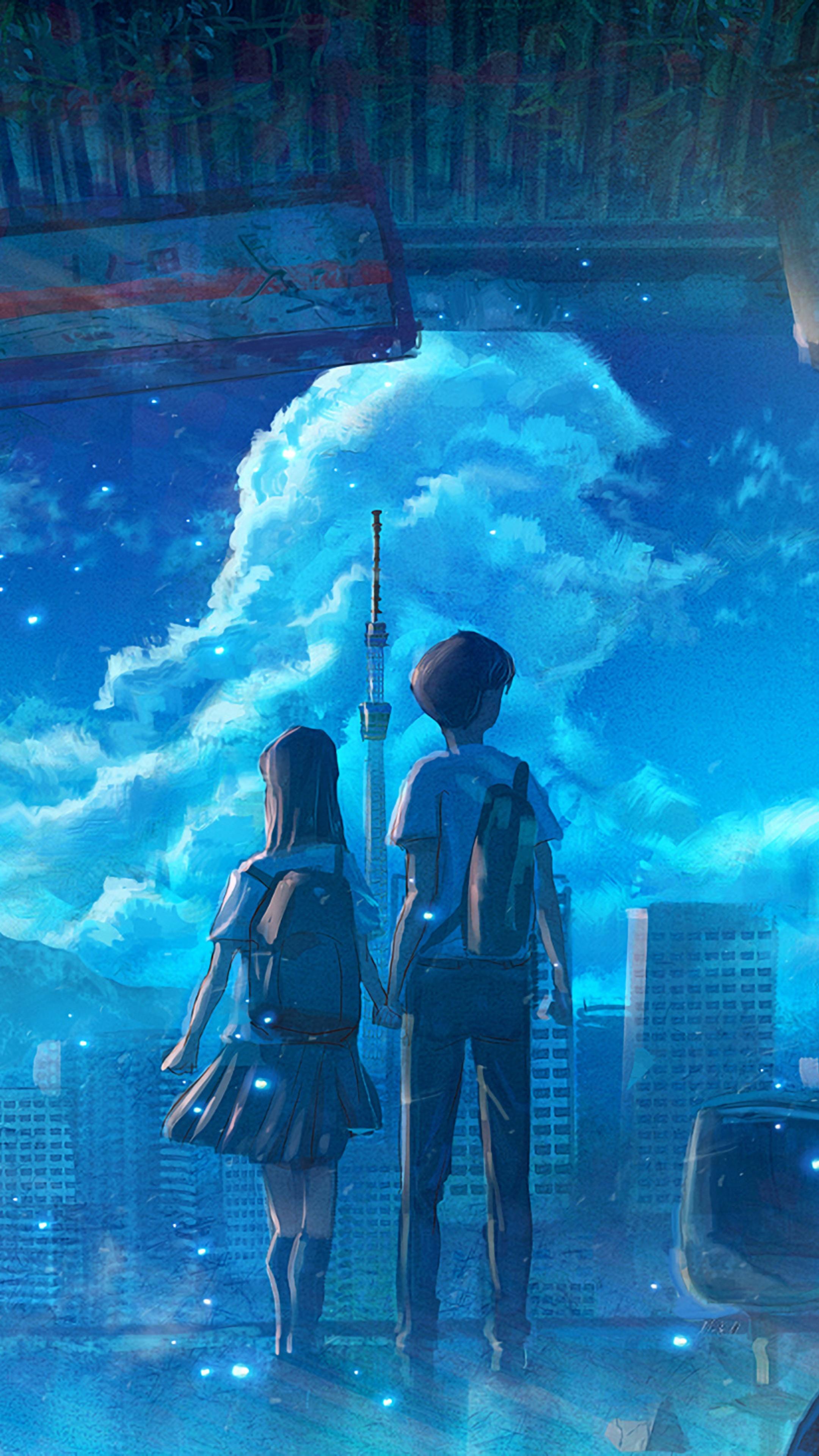 2160x3840 #anime girl, #anime boy, #anime, #artist, #artwork, #digital art, # hd, k phone wallpaper Gallery HD Wallpaper