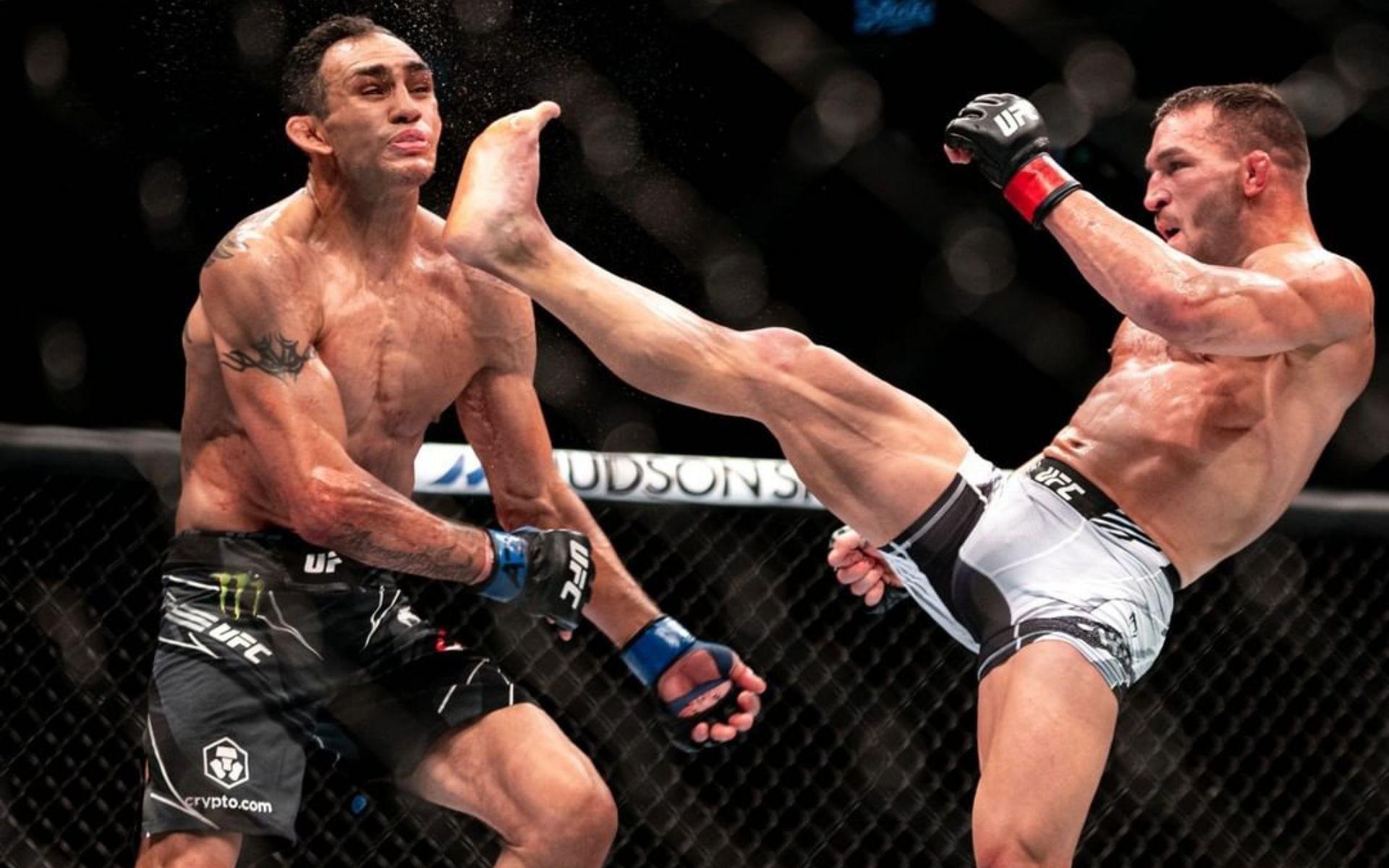 1920x1200 Michael Chandler details how it felt when his foot made contact with Tony Ferguson's chin