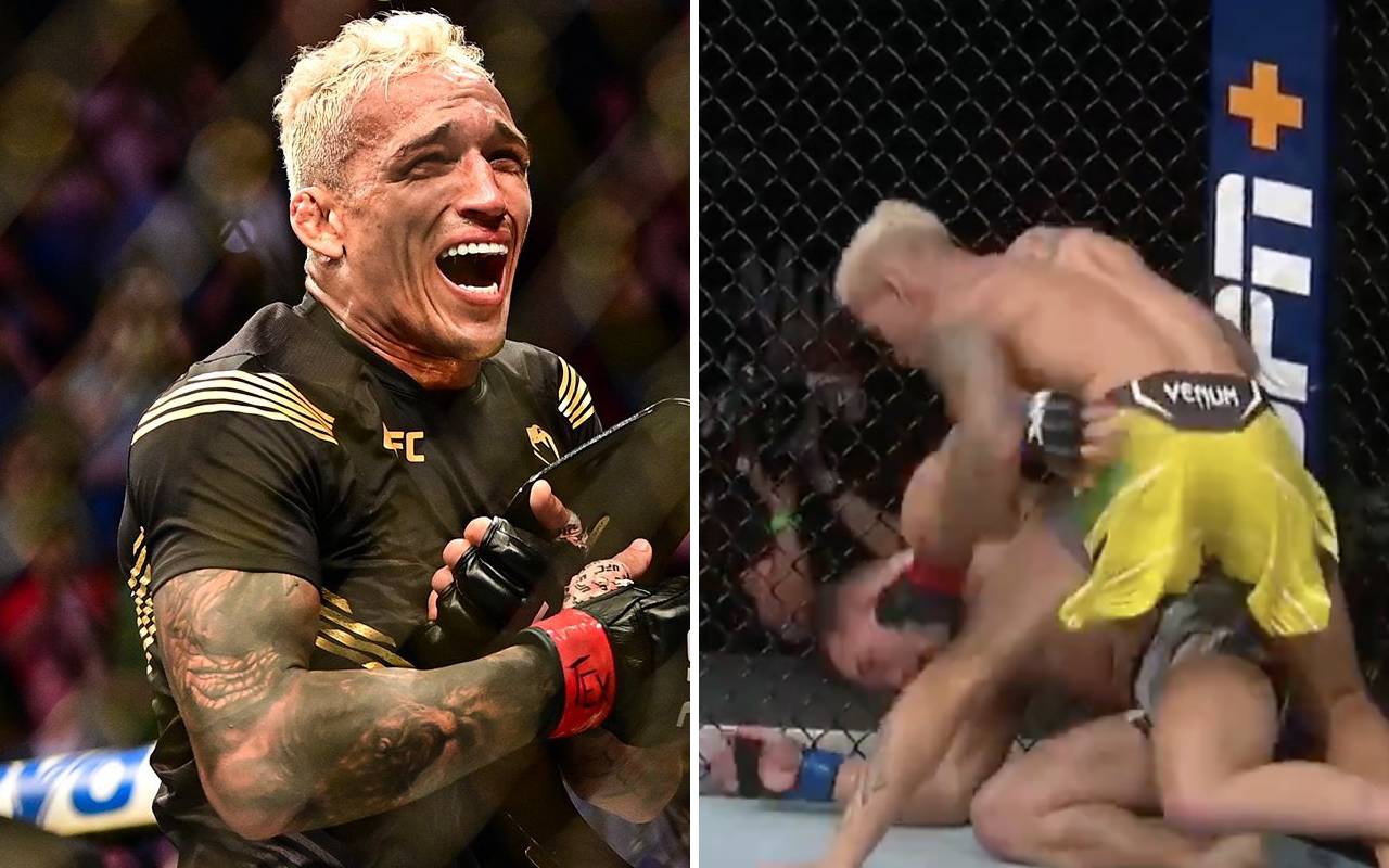 1280x800 Video: Charles Oliveira knocks out Michael Chandler at UFC 262