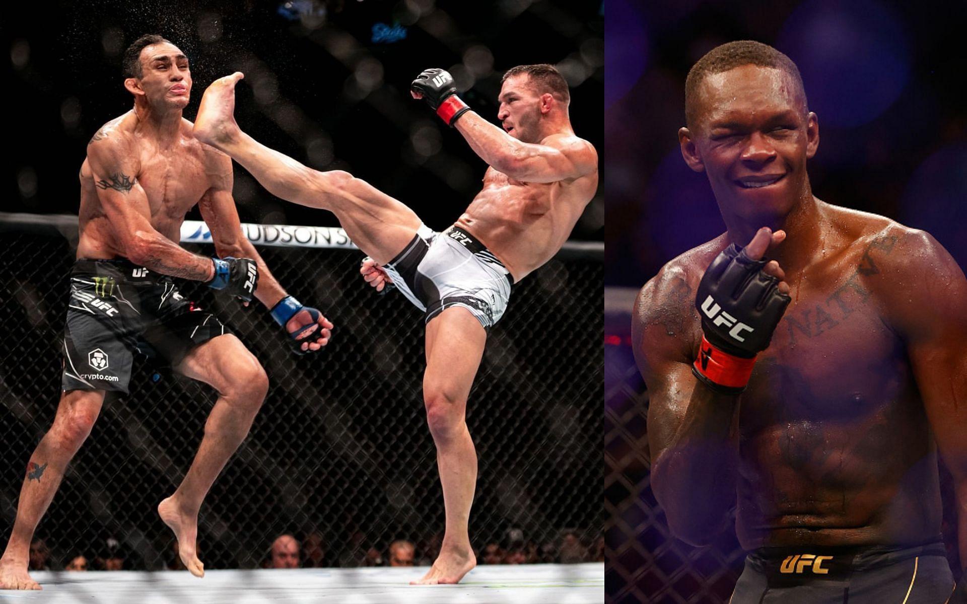 1920x1200 Watch: Israel Adesanya reacts to Michael Chandler's crushing knockout of Tony Ferguson