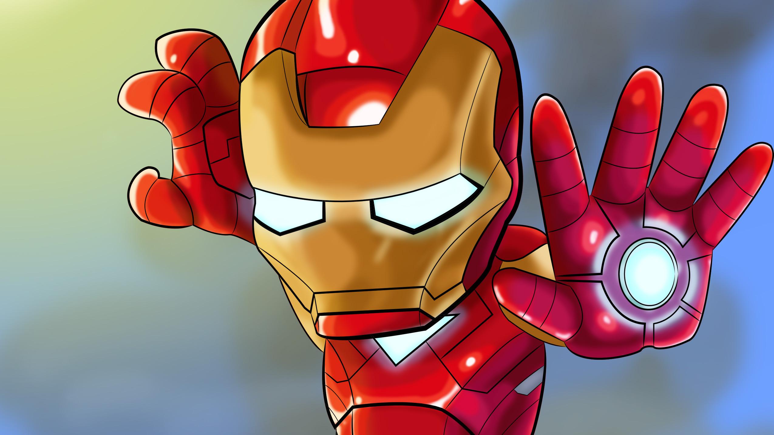 2550x1434 Iron Man Kid Cosmic Art, HD Superheroes, 4k Wallpaper, Image, Background, Photo and Picture