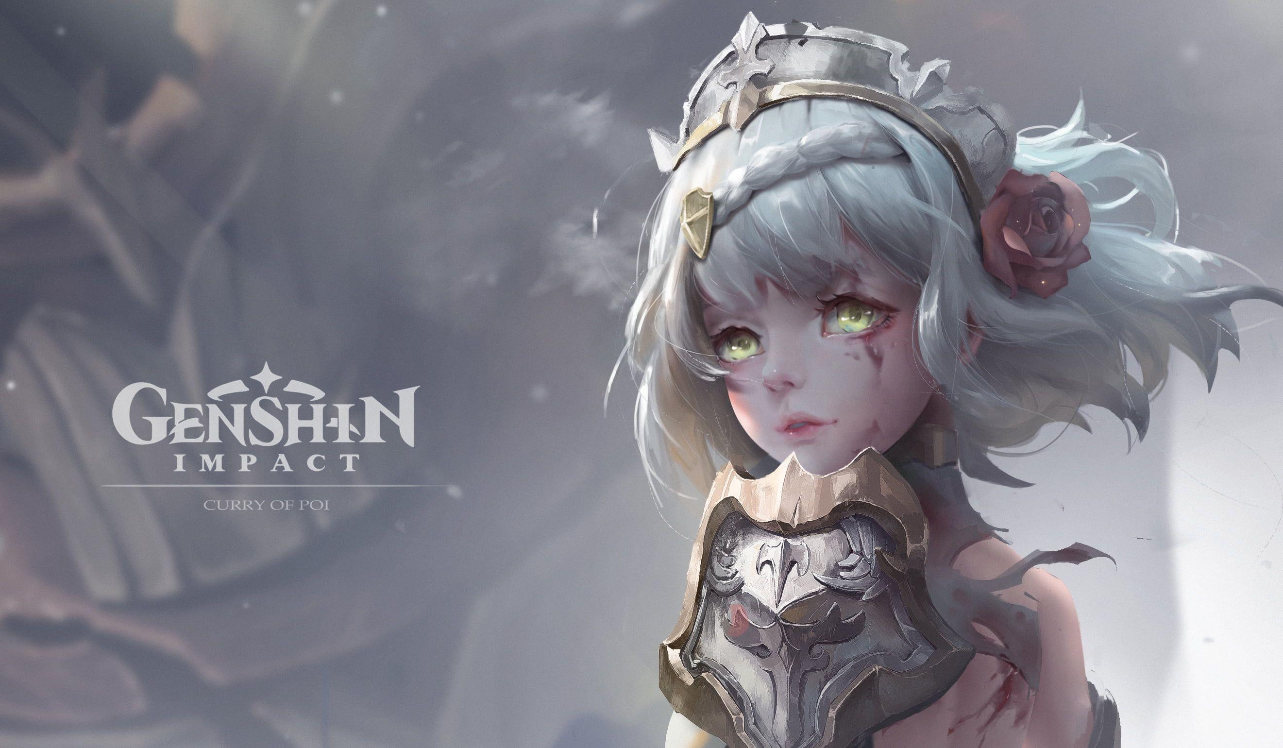 2642x1540 Noelle (Genshin Impact). Wallpaper, Anime art girl, HD wallpaper