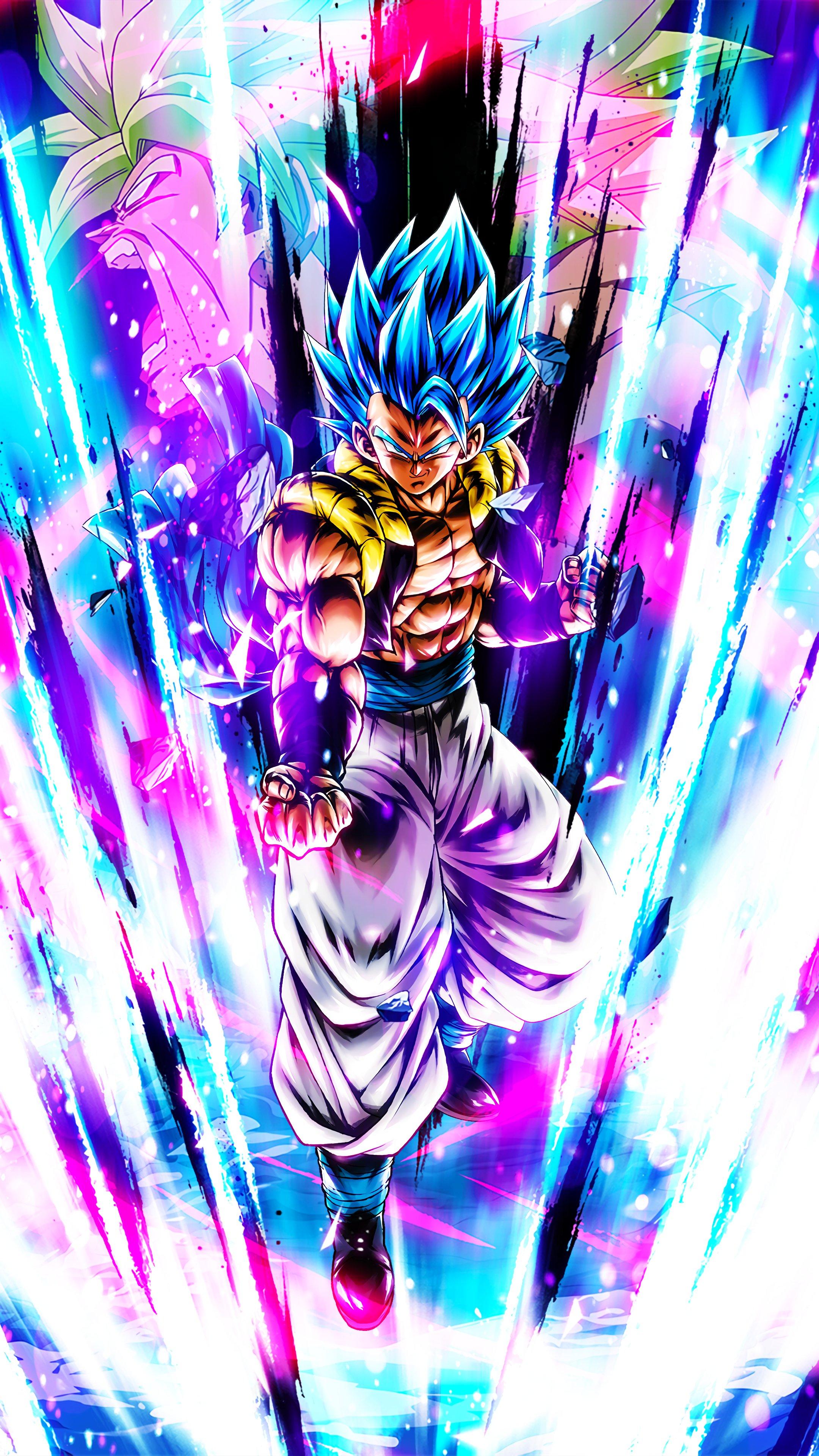 2160x3840 Hydros - [Sparking Limited] YEL Super Saiyan God SS Gogeta Art + 4K PC Wallpaper + 4K Phone Wallpaper! [Art Version 1] #DBLegends #DragonBallLegends #SSGSSゴジータ