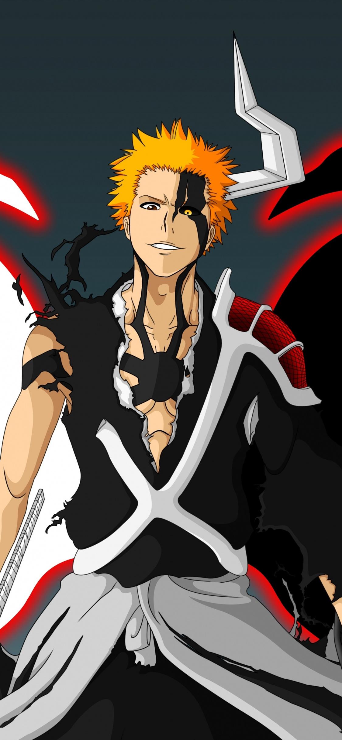 1125x2436 Fighter, Bleach, Ichigo Kurosaki, Art, Wallpaper Thousand Year Blood War